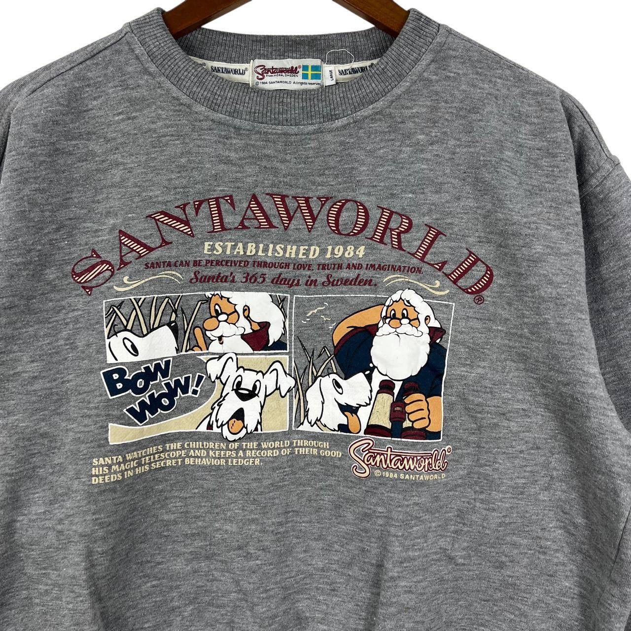 Vintage Vintage 1984 SANTAWORLD CAPTAIN Bow Wow Dog Sweatshirt Size L / US 10 / IT 46 - 6 Thumbnail