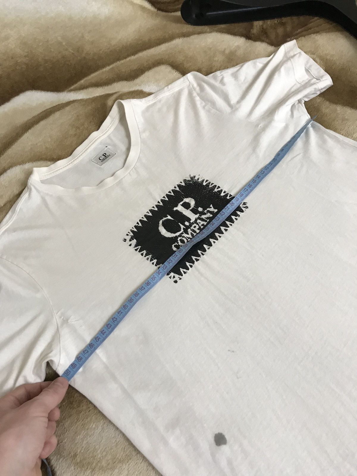 C.P. Company 🔥 CP Company Logo Distressed T Shirt White Y2K Tee C.P. Size US M / EU 48-50 / 2 - 11 Thumbnail