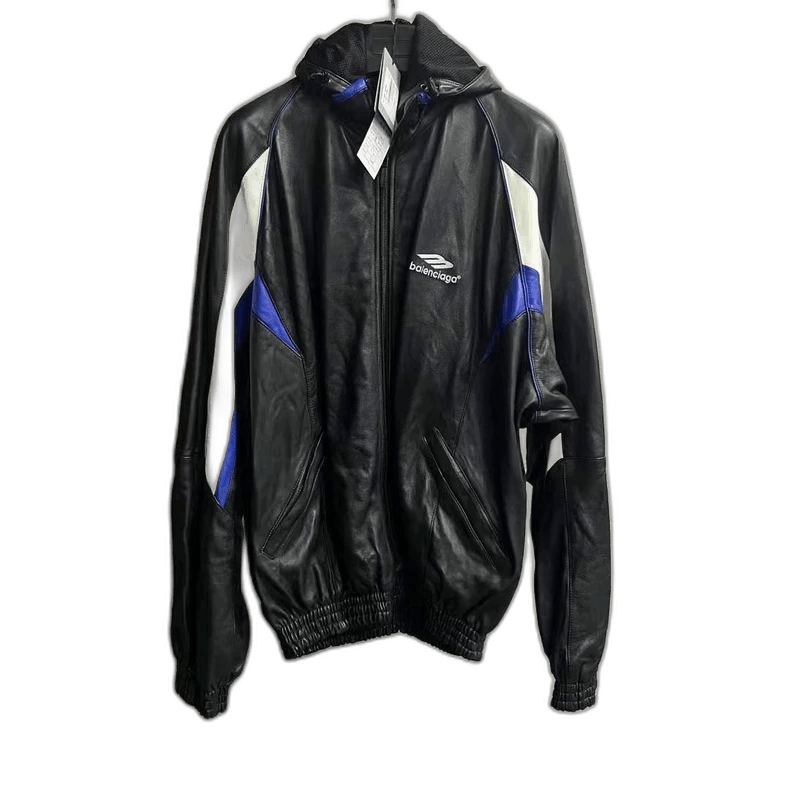 Balenciaga Balenciaga's newest color-blocked logo print hoodie leather Size US XXL / EU 58 / 5 - 1 Thumbnail