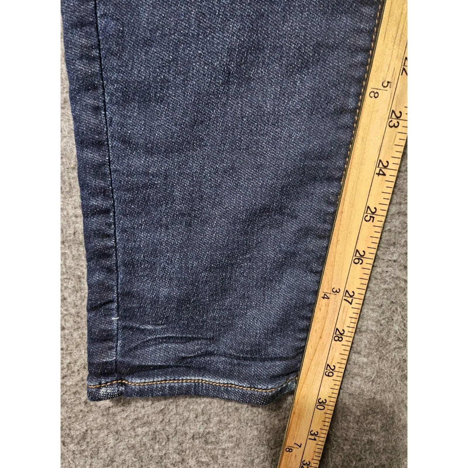 Vintage VINTAGE AIKO Silver Aiko Joga Jeans Women's 30/31 Low Rise Blue Distressed Skinny Denim 30 in Inseam Logo Embroidered 90s Preppy Womens Size 30" / US 8 / IT 44 - 5 Thumbnail