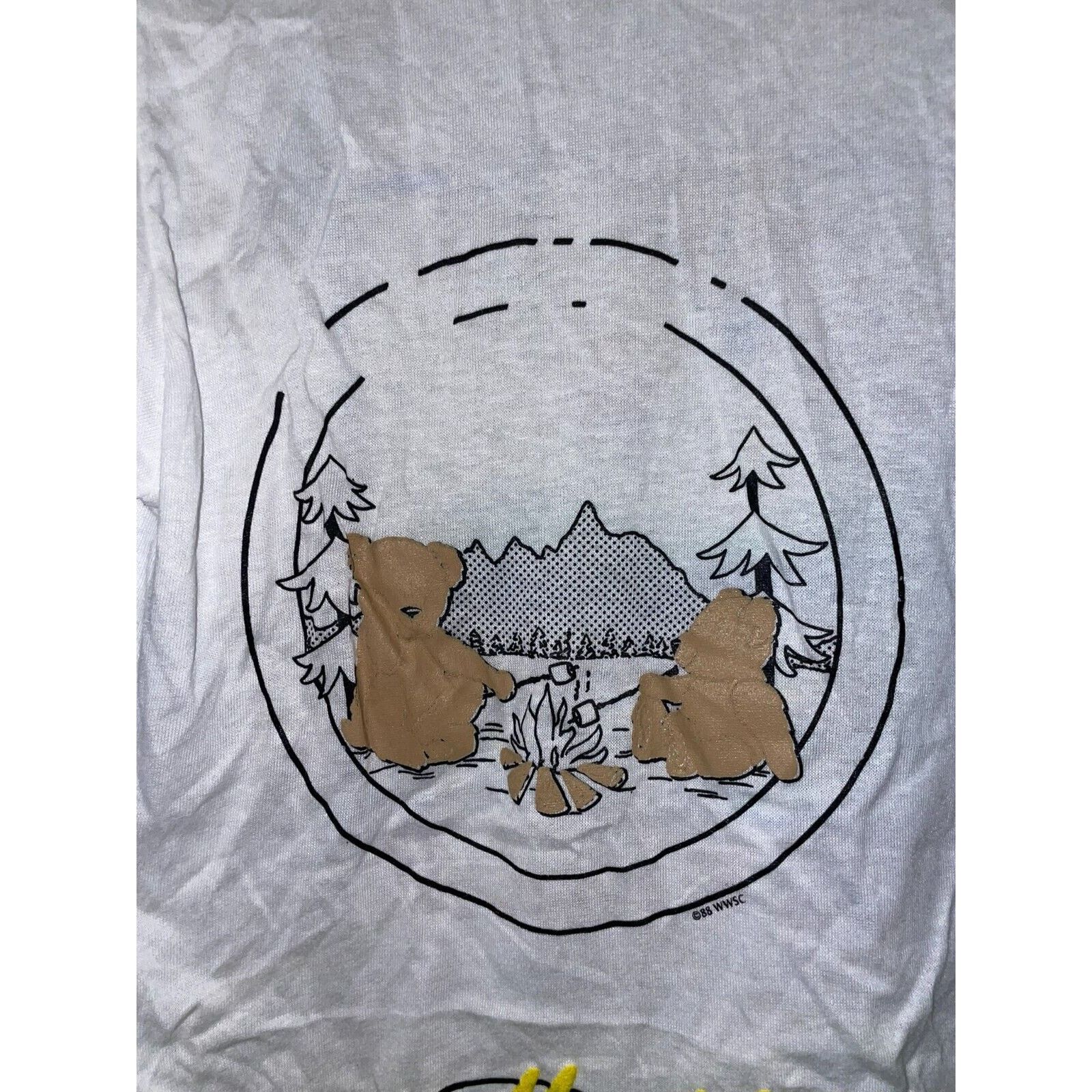 Jerzees Vintage Louisville Rocky Mountain Test Print White M Shirt Size US M / EU 48-50 / 2 - 10 Thumbnail