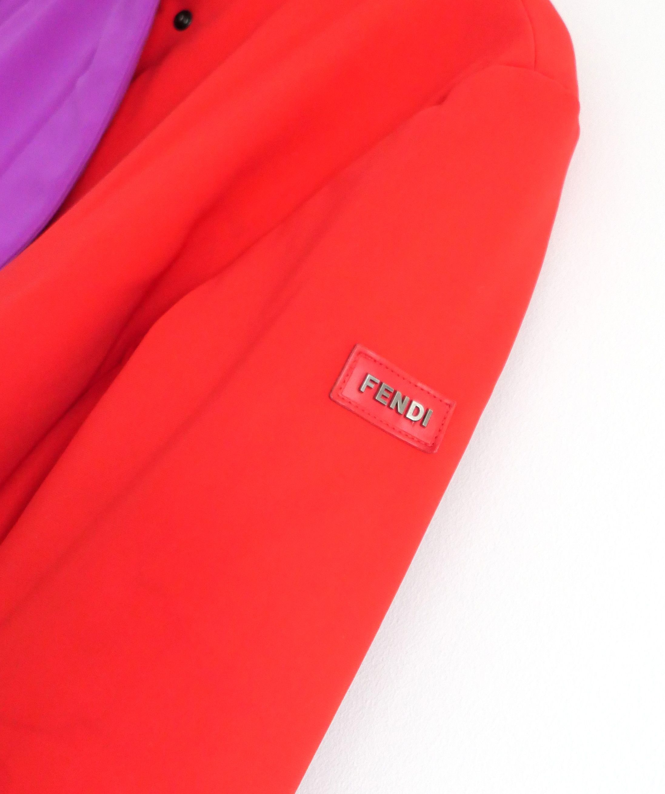 Fendi Fendi Red & Purple Puffer Ski Jacket Size M / US 6-8 / IT 42-44 - 5 Thumbnail