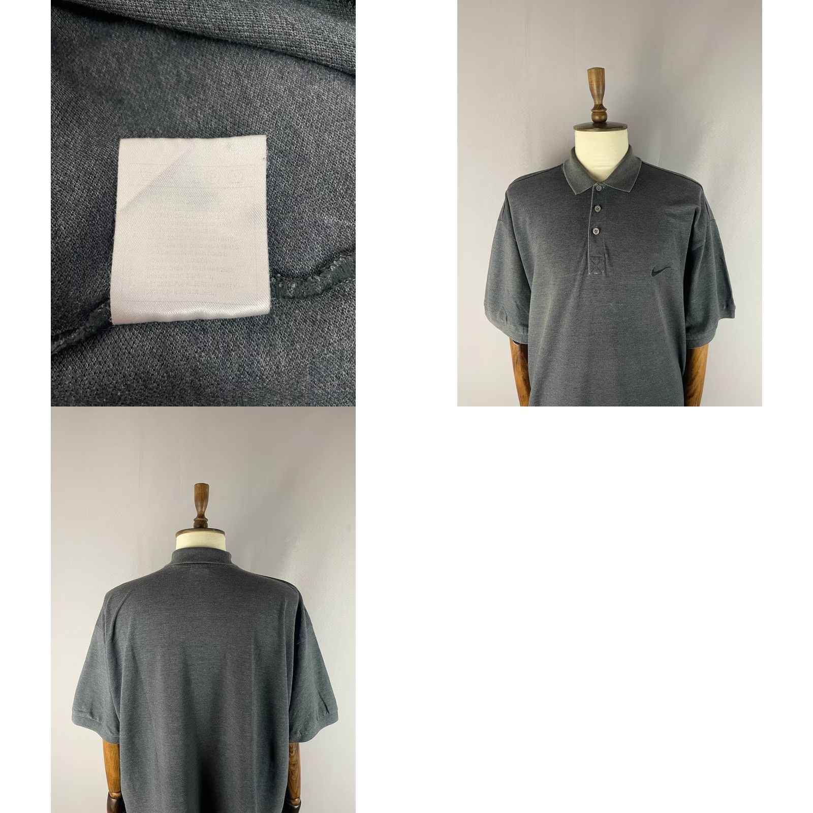 Nike Nike Polo Shirt Mens Size 2XL Gray Cotton Golf Comfort Short Sleeve Collared Size US XXL / EU 58 / 5 - 8 Thumbnail