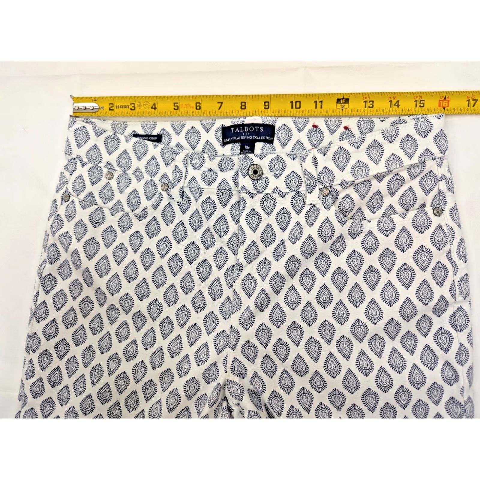 Talbots Talbots Simply Flattering Jegging Crop Denim Pants Women 10P White 32x24 Pets Petite Regular Jeans Bag? Size 32" / US 10 / IT 46 - 6 Thumbnail