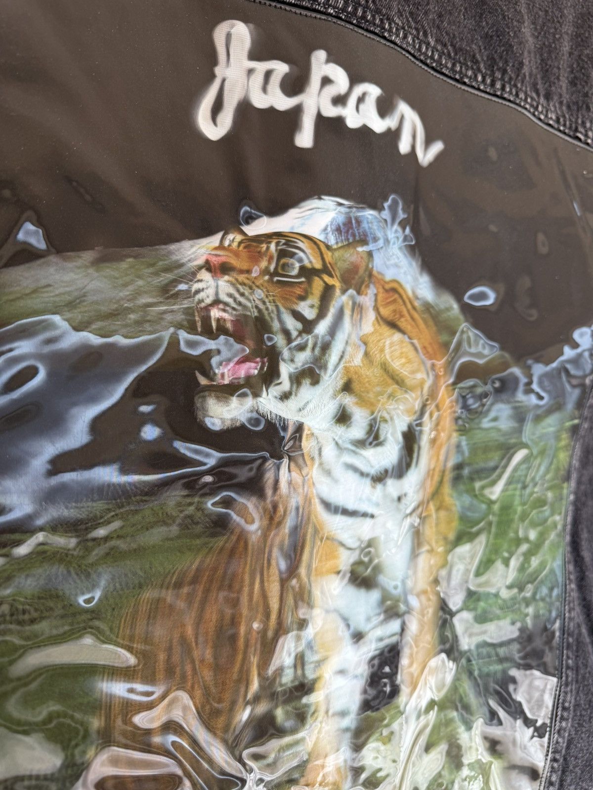 Doublet Doublet Black Denim Silk 3D Tiger Vest Size US L / EU 52-54 / 3 - 3 Thumbnail