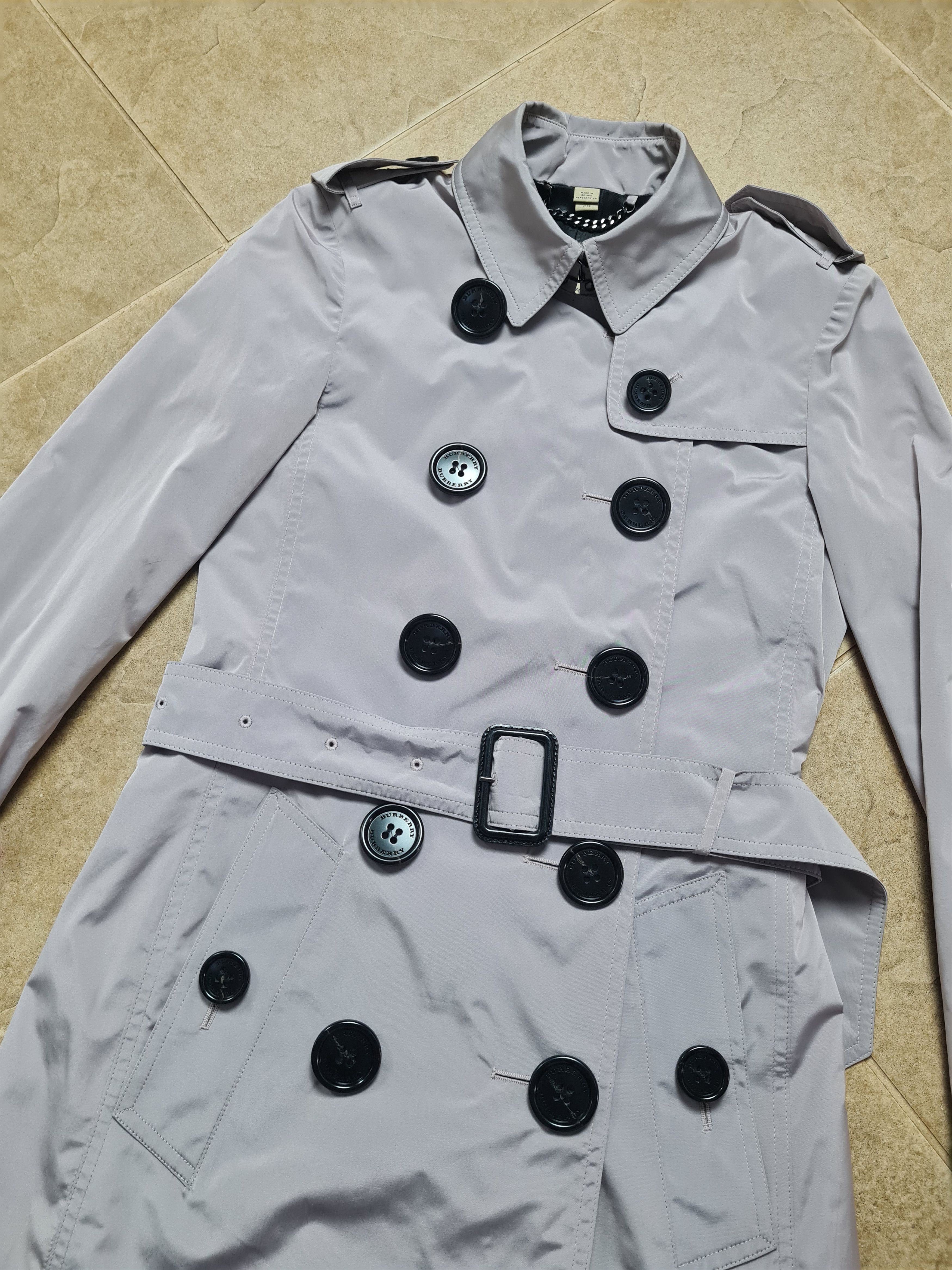 Burberry Burberry Trench Coat Size/S Cotton Blend Nova check Gray Size S / US 4 / IT 40 - 3 Thumbnail