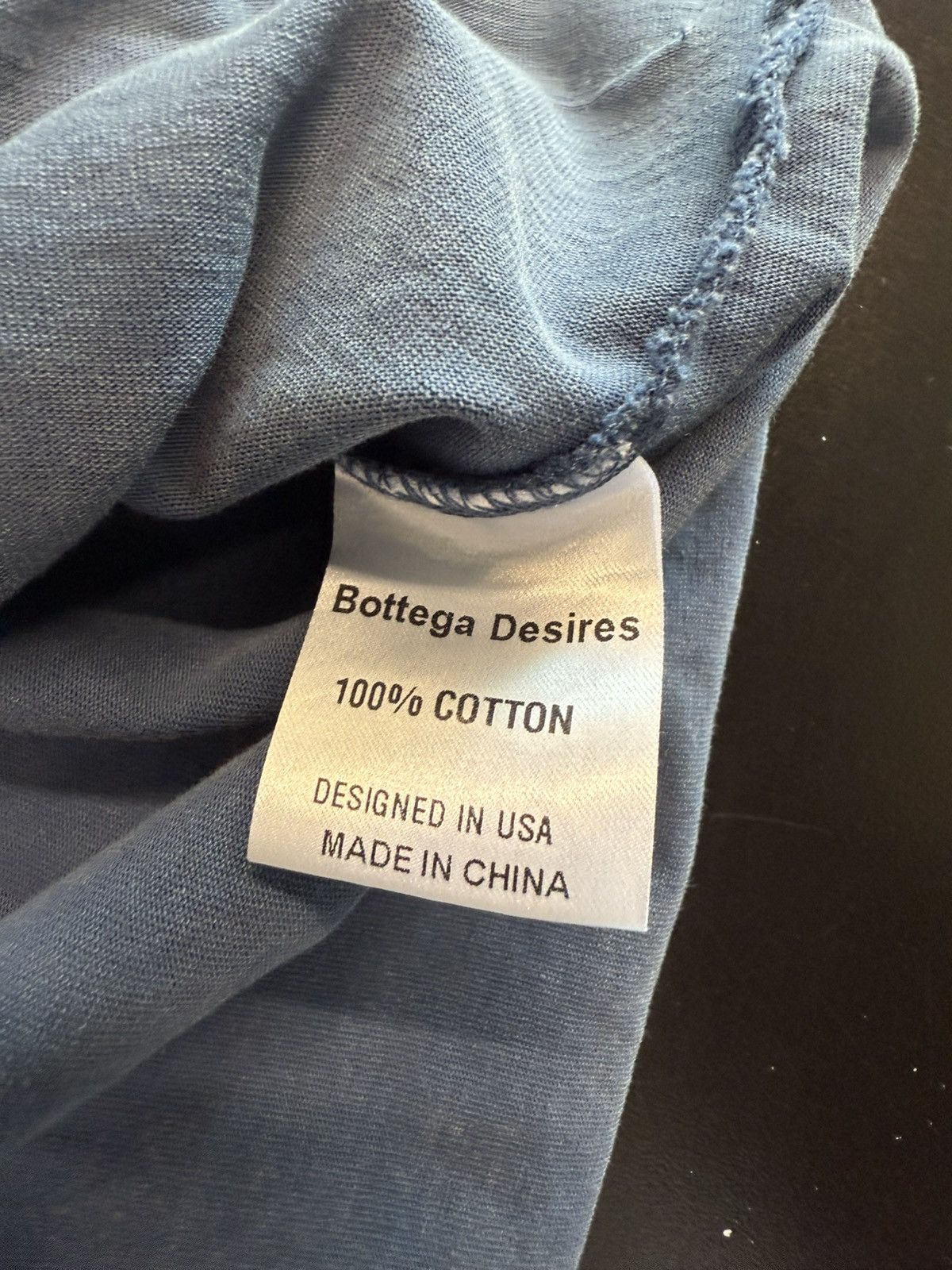 Bottega Desires Bottega Desires F*** Em Tee Blue Size US XL / EU 56 / 4 - 5 Thumbnail