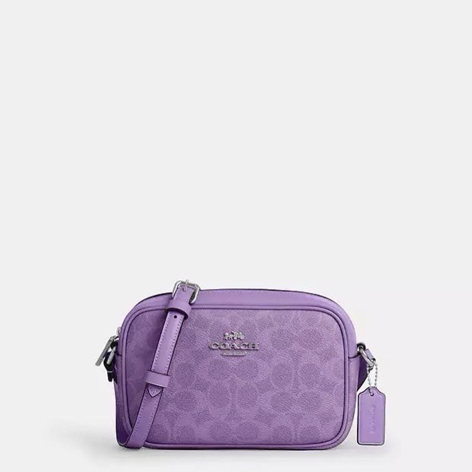 Coach NWT Coach CY752 Mini Jamie Camera Bag Canvas Silver/Iris Size ONE SIZE - 7 Thumbnail