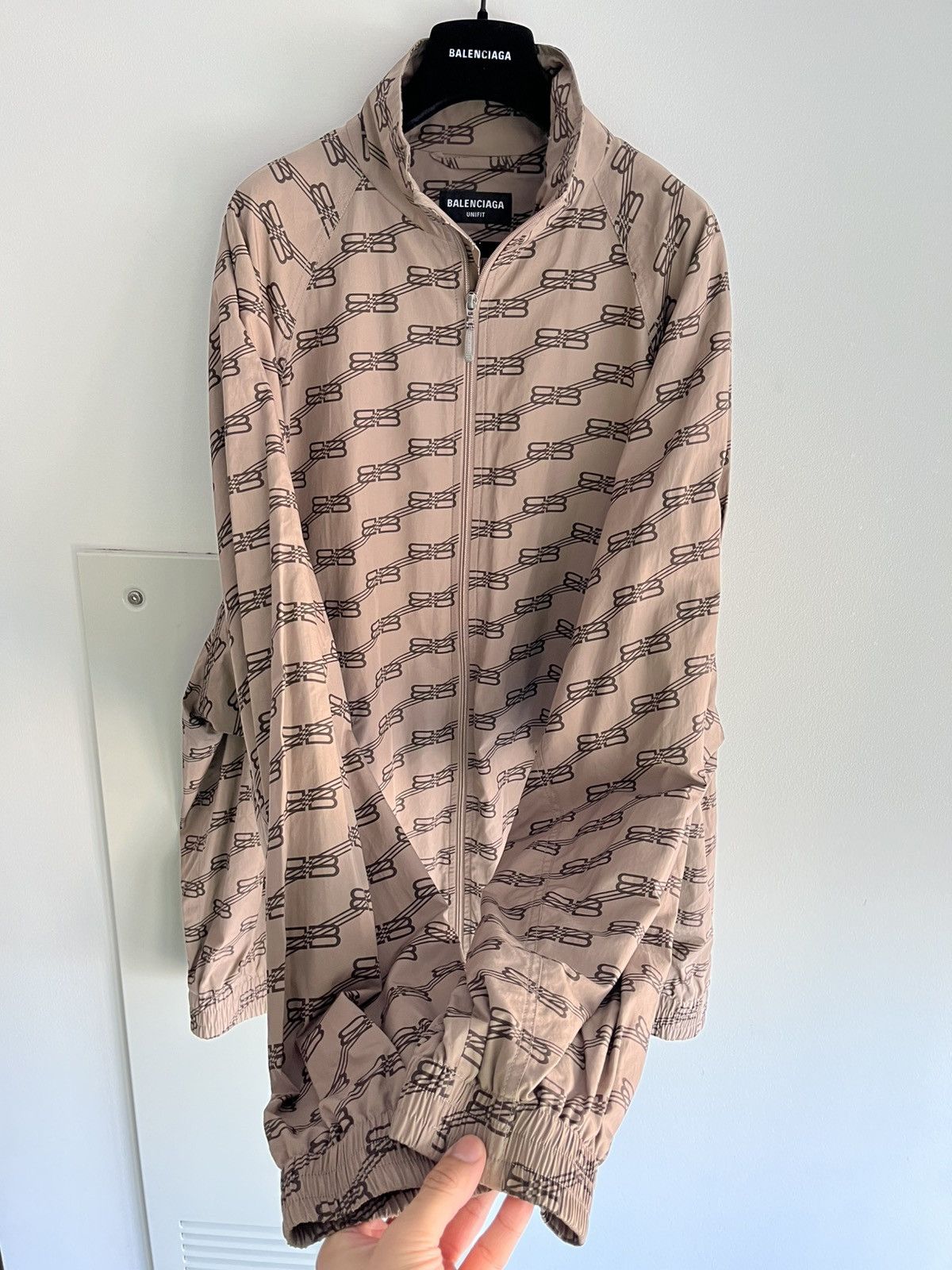 Balenciaga Super Runway Rare Brand New Balenciaga BB Monogram Jacket Size US XXL / EU 58 / 5 - 9 Thumbnail