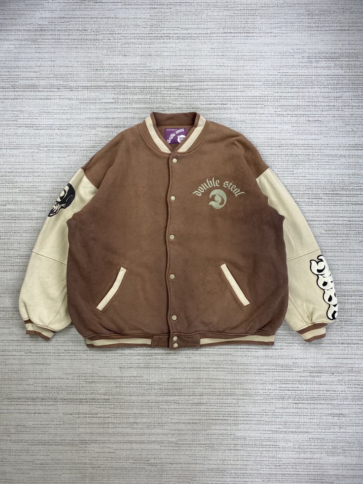 Vintage Vintage Double Steal Japanese Brand Varsity Jacket Size US XL / EU 56 / 4 - 6 Thumbnail