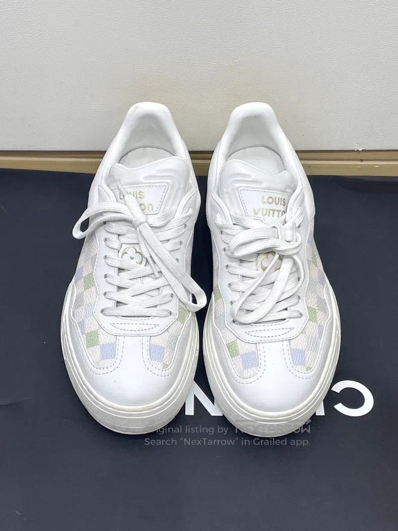 Louis Vuitton Louis Vuitton Checkerboard thick-soled shoes Size US 4.5 / IT 34.5 - 1 Thumbnail