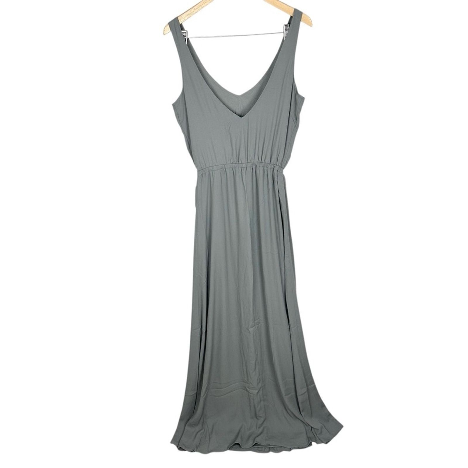 Show Me Your MuMu NWT Show Me Your Mumu Kendall Maxi Dress Charcoal Crisp S Size S / US 4 / IT 40 - 2 Thumbnail