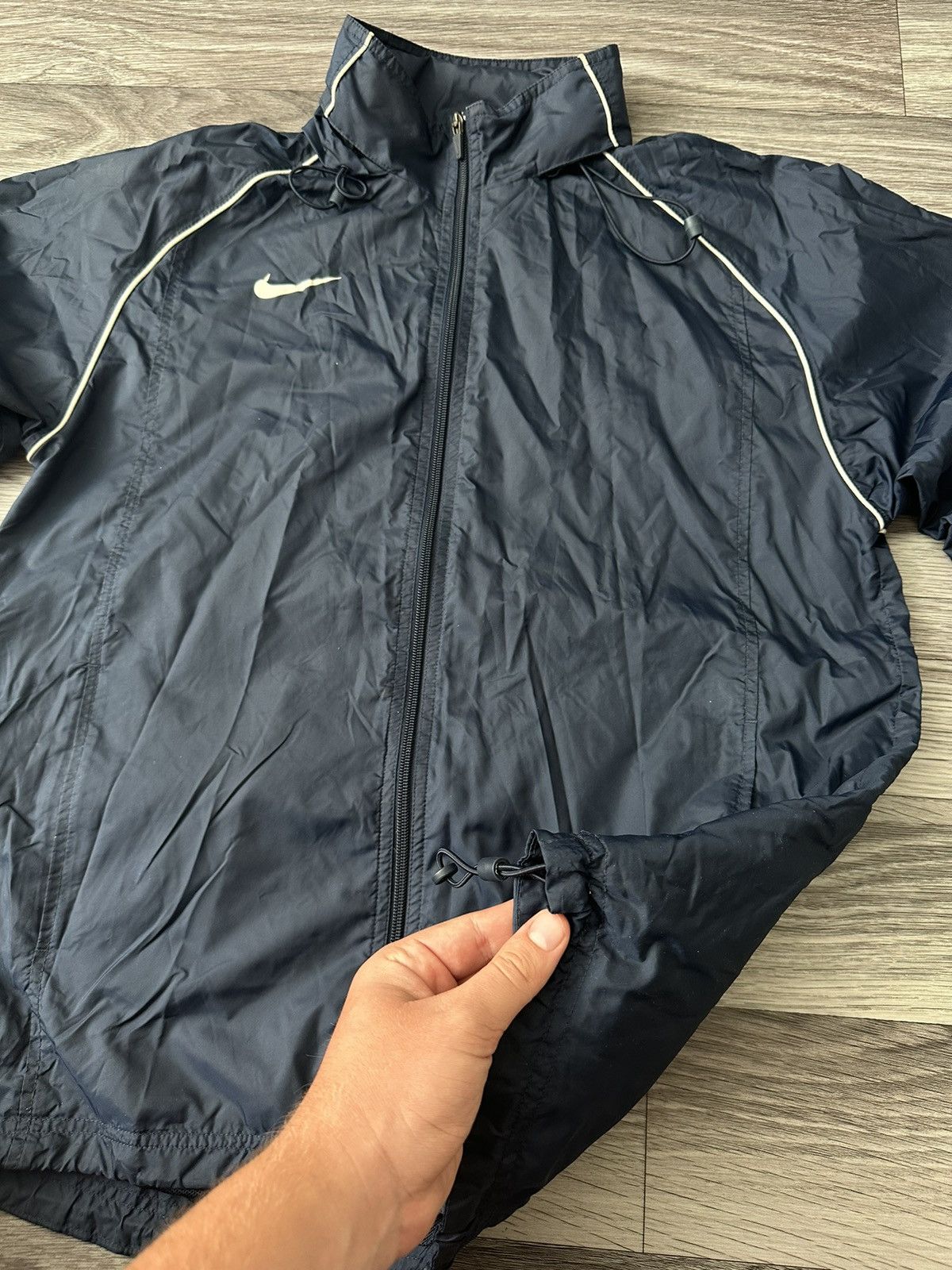 Nike Nike Vintage 90s Blue Track Jacket small swoosh hype y2k Size US M / EU 48-50 / 2 - 4 Thumbnail