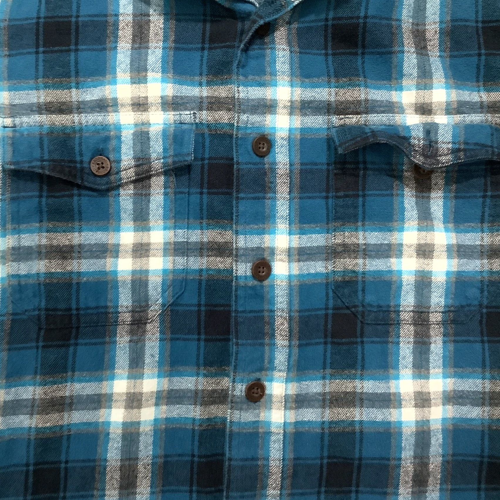 Vintage Red Head Brand Co. Flannel Shirt Mens Small Blue Plaid Button-Up Front Pockets Shirt Size US S / EU 44-46 / 1 - 3 Thumbnail