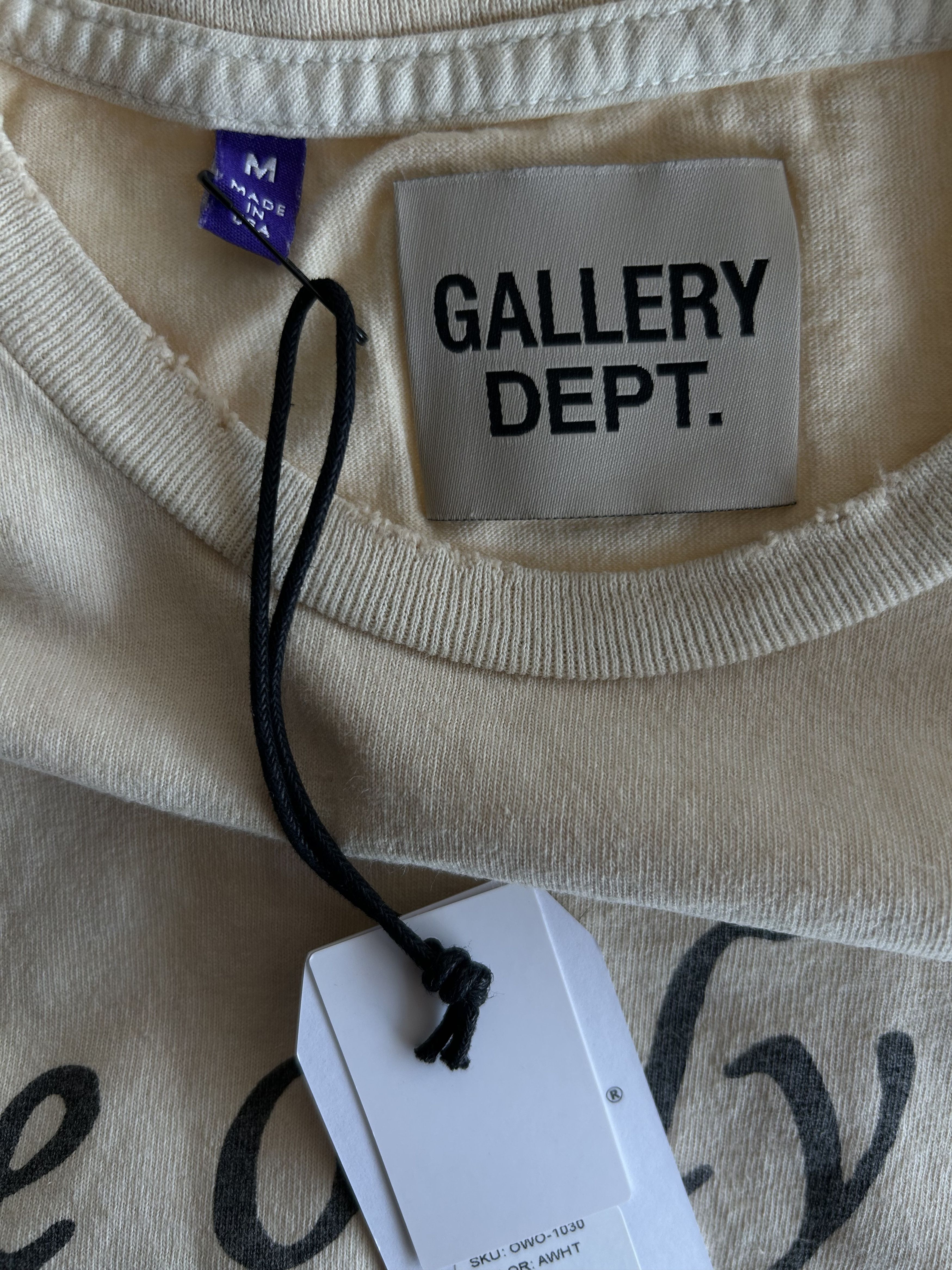 Gallery Dept. Antique White ATK One Way Archival White Graphic T-Shirt Size US XS / EU 42 / 0 - 3 Thumbnail