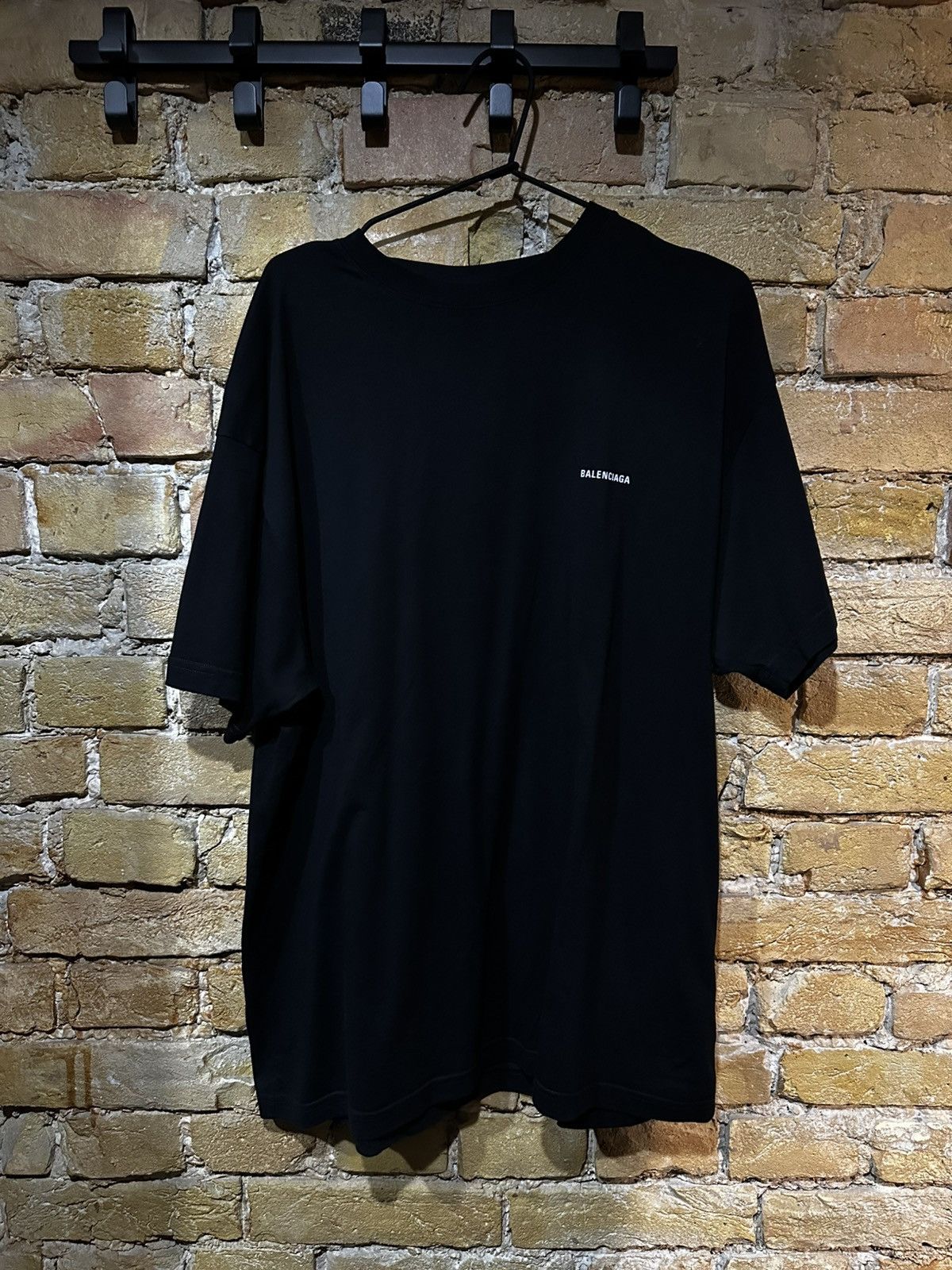 Balenciaga balenciaga logo tshirt Size US XL / EU 56 / 4 - 1 Thumbnail