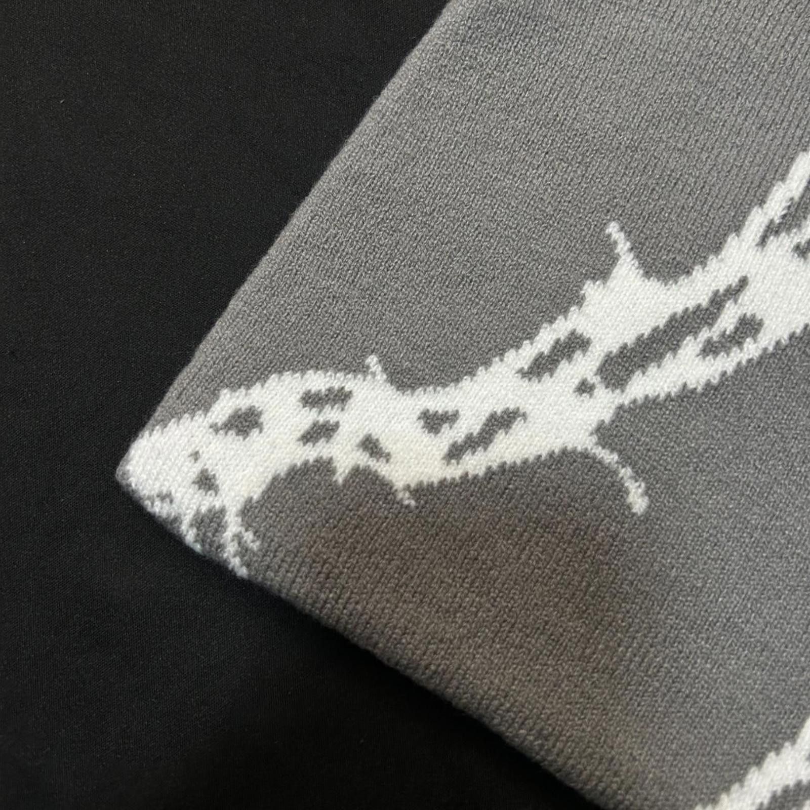 Japanese Brand Rare Barbed Wire Graphic Graphic No Cuff Knit Gray Beanie Size ONE SIZE - 6 Thumbnail