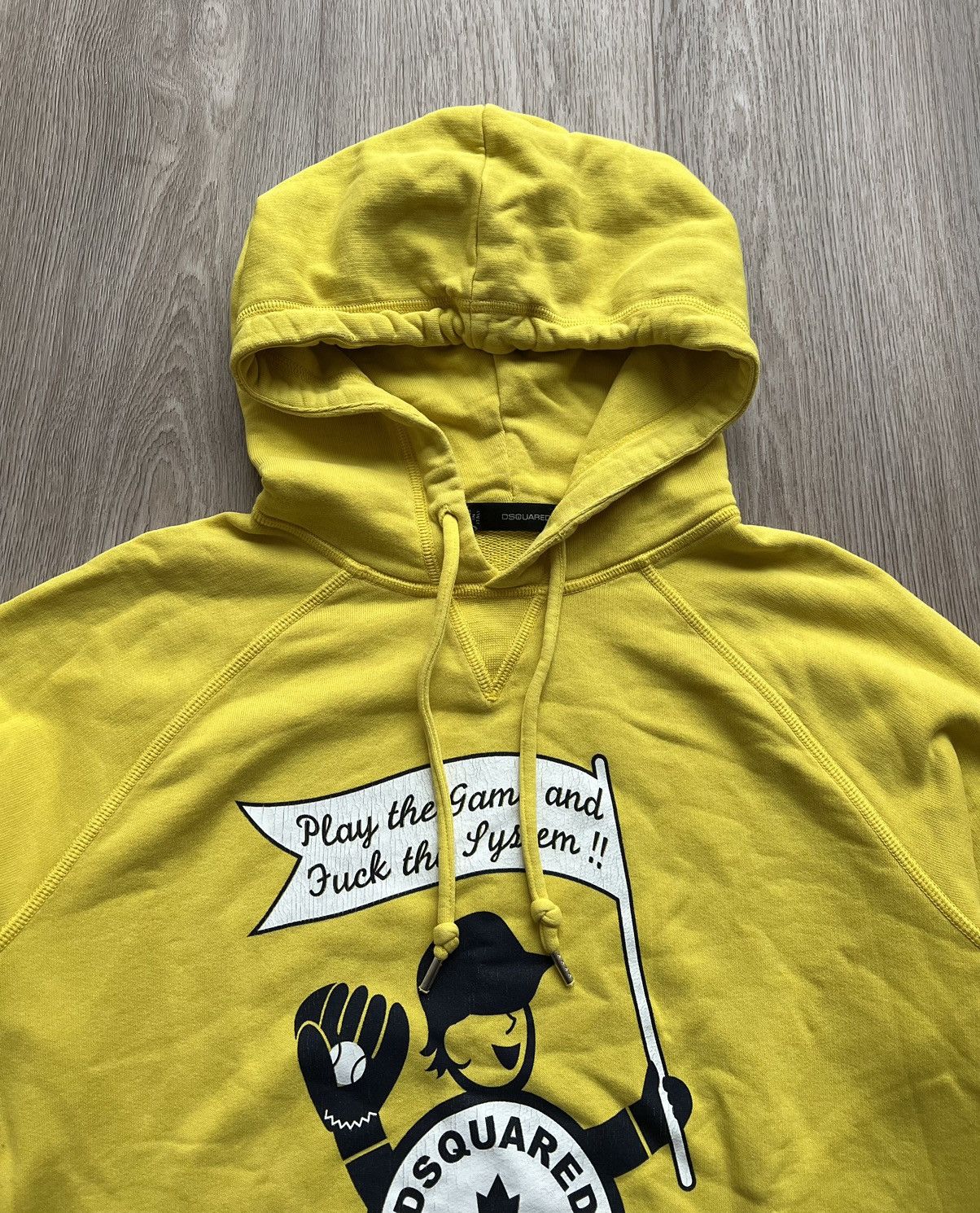 Dsquared2 × Vintage Vintage Dsquared2 Mascotte Baseball Hoodie Size US M / EU 48-50 / 2 - 8 Thumbnail