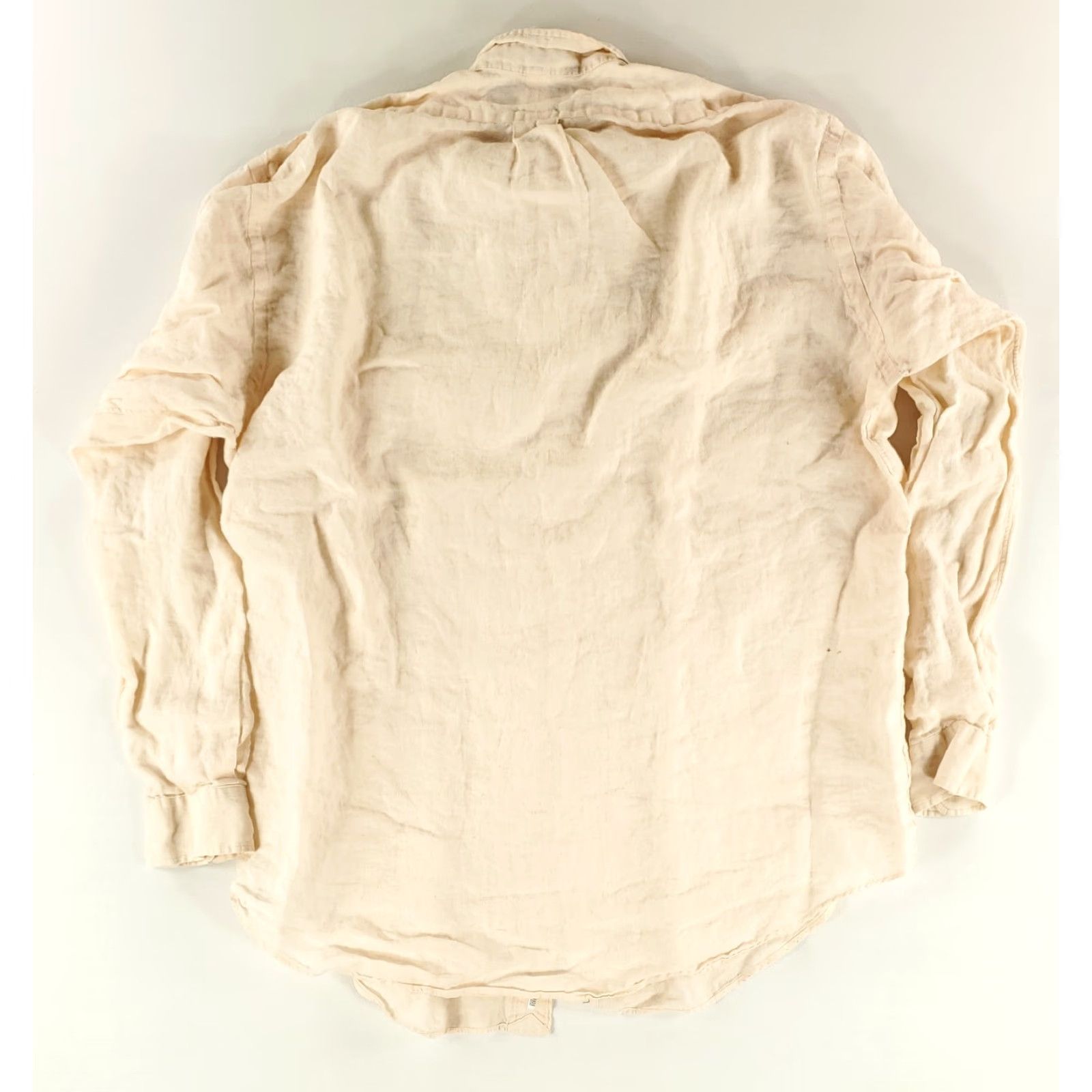 Polo Ralph Lauren Polo Ralph Lauren Shirt Linen Button Up Pink Long Sleeve Mens L Size US L / EU 52-54 / 3 - 3 Thumbnail
