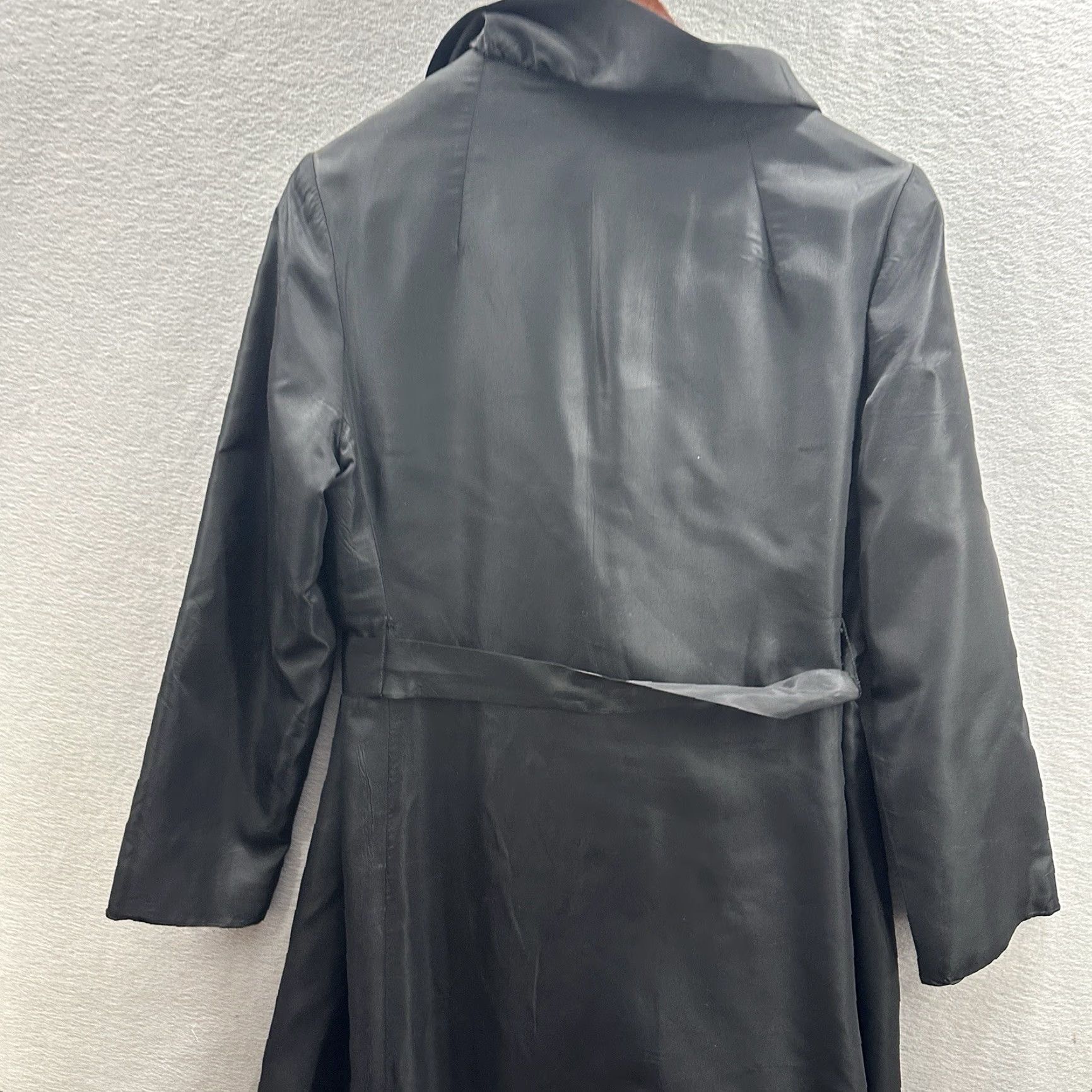 Vintage VINTAGE Clarendon Henry Friedricks Maxi Overcoat Womens M Black 1970s Eveningwear Cape Long Quiet Lux Cottage Size M / US 6-8 / IT 42-44 - 6 Thumbnail