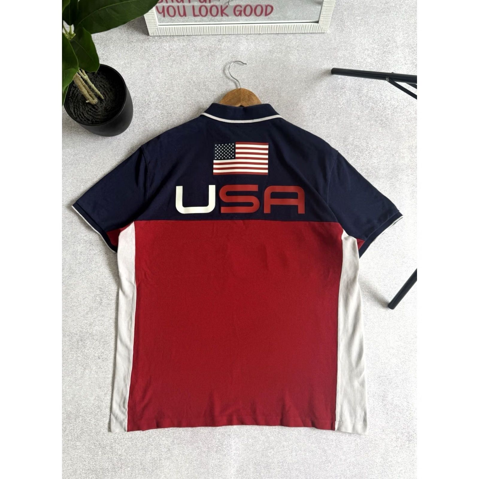 Polo Ralph Lauren Vintage Polo Ralph Lauren Shirt Size L Blue USA Big Pony Big Logo Polo T Men Size US L / EU 52-54 / 3 - 3 Thumbnail