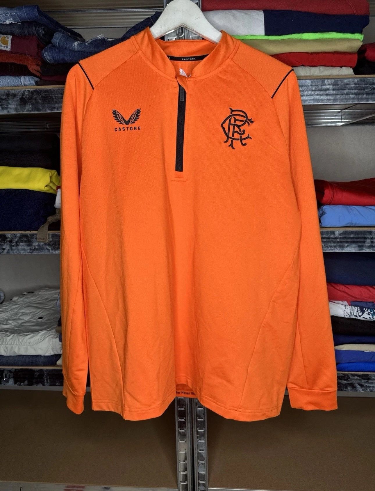Castore Castore Rangers 1/4 Zip Training Top - Glasgow Rangers Size US L / EU 52-54 / 3 - 1 Thumbnail