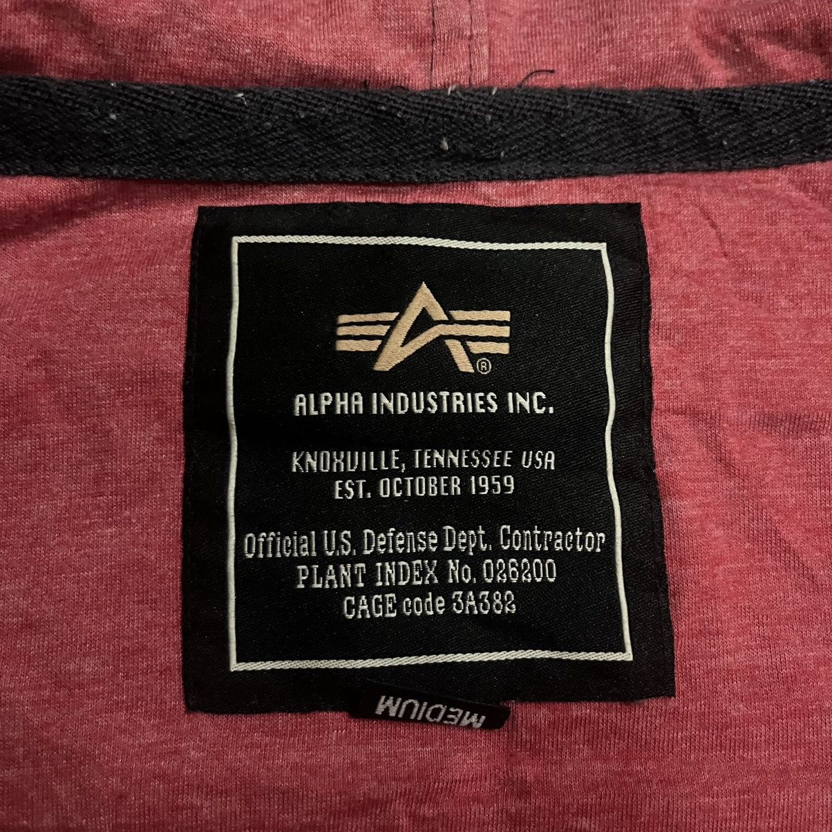 Alpha Industries Alpha Industries Navy Blue Hooded Light Jacket Size M Size US M / EU 48-50 / 2 - 18 Thumbnail