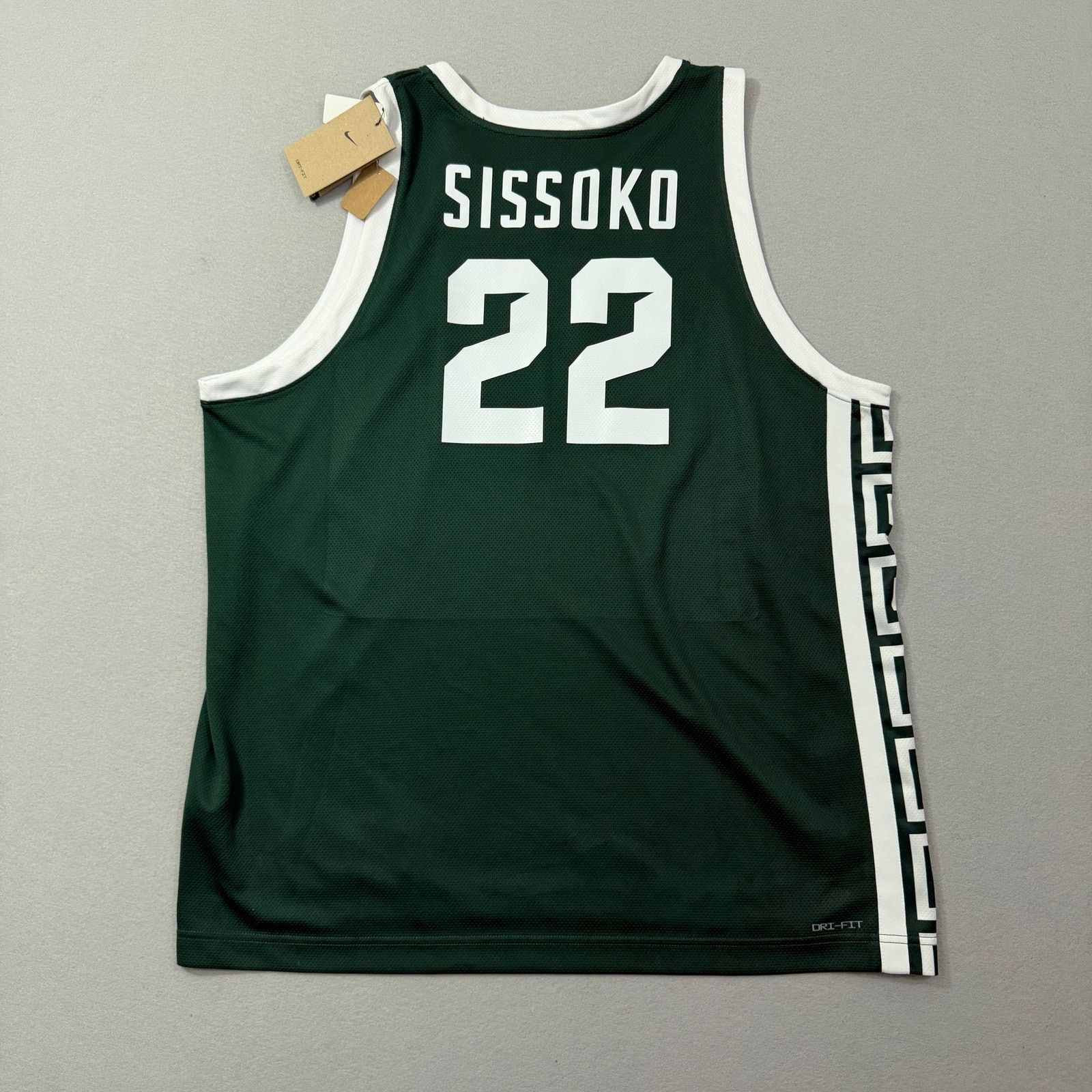 Nike Nike Michigan State Spartans Mady Sissoko Basketball Jersey Size US XL / EU 56 / 4 - 9 Thumbnail