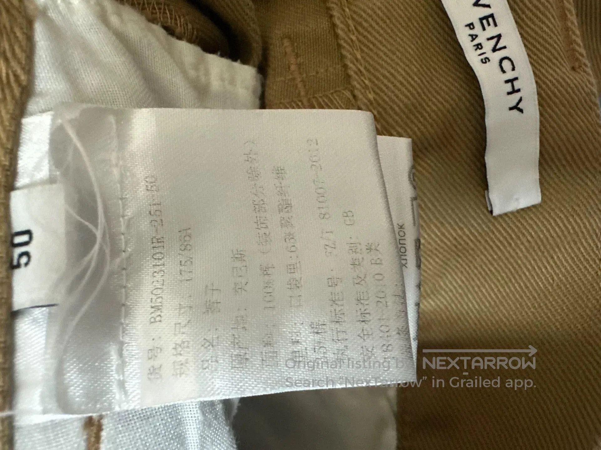 Givenchy Givenchy Brown Denim Shorts with Ring Detail. Size US 44 / EU 60 - 4 Thumbnail