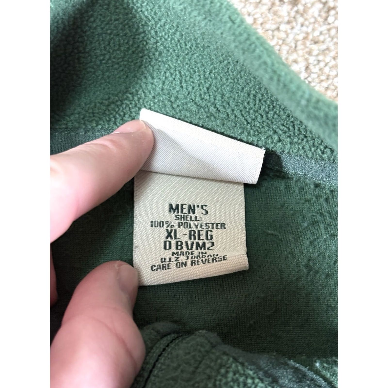 Vintage LL Bean Polar Fleece Pullover Quarter Zip Sweatshirt Green Men’s XL Reg Shirt Pullover Outdoor Zippered Long Sleeve Regular Fit Men Womens? Size US XL / EU 56 / 4 - 4 Thumbnail