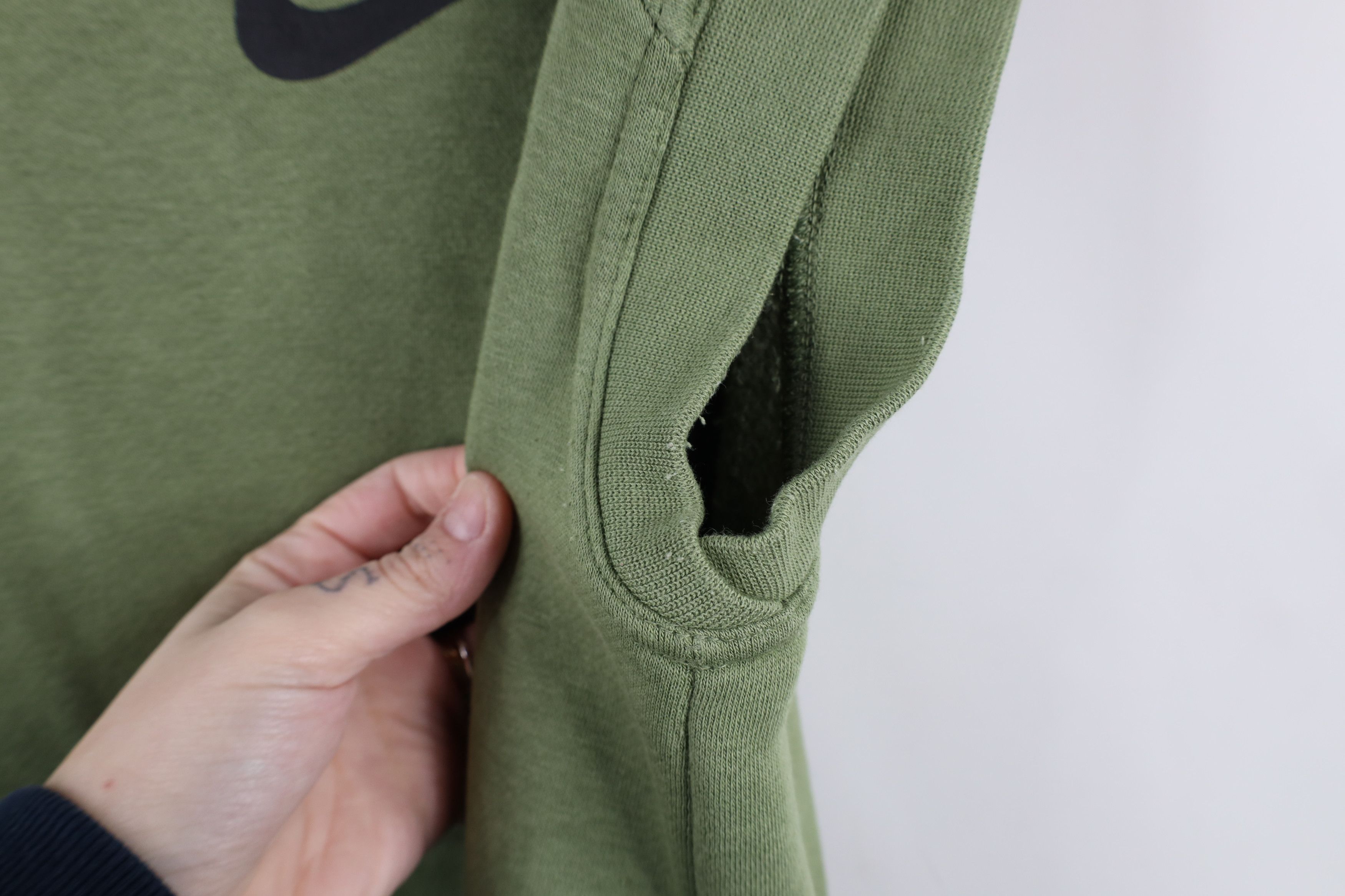 Nike × Vintage Nike Scott Mini Swoosh Funnel Neck Sleeveless Sweatshirt Size M / US 6-8 / IT 42-44 - 6 Thumbnail