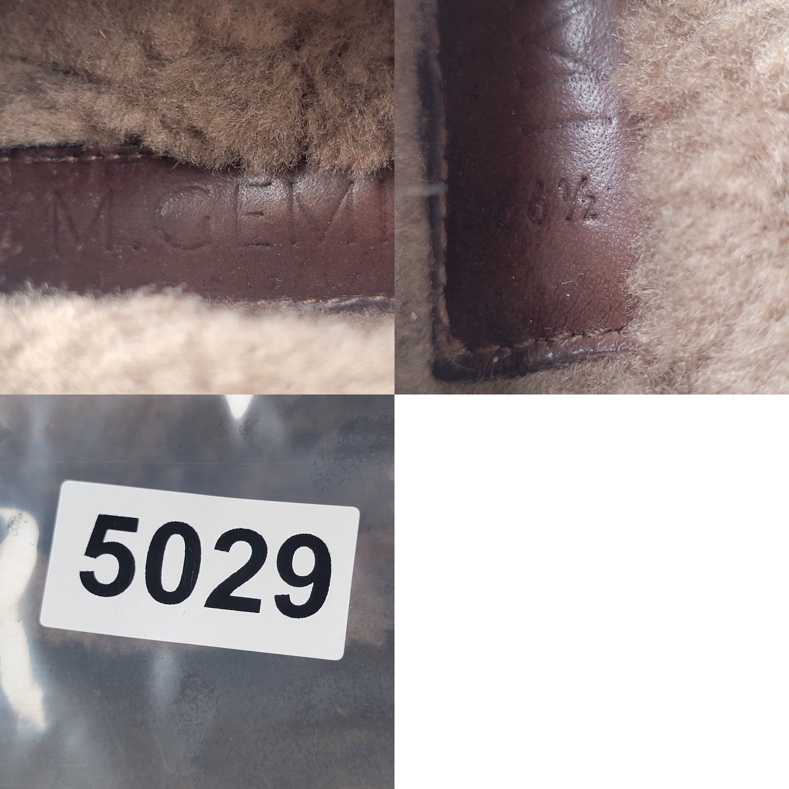 Vintage M. GEMI The Cerchio Shearling Brown Slip-On Flats Women 6.5 Nubuck Almond Toe Shoes Size 6.5 Women Size US 7 / IT 37 - 9 Thumbnail