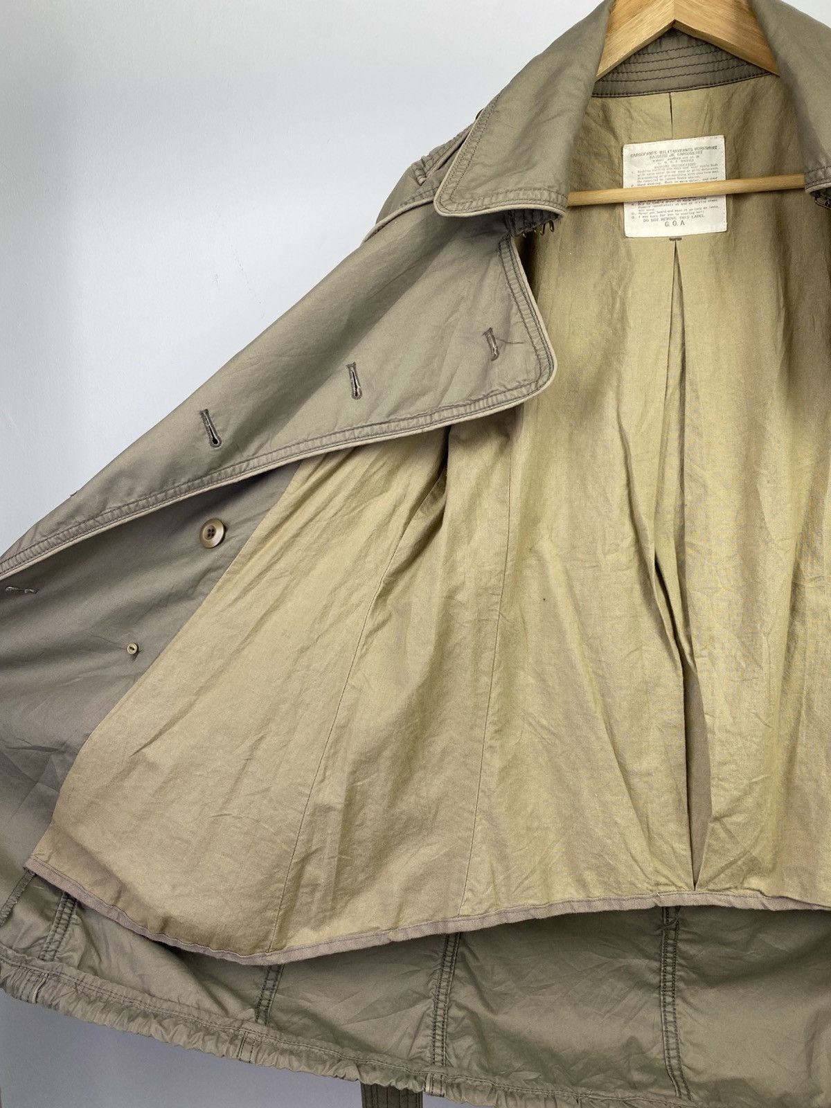GOA 2000's GOA Double Breast Belted Half Trench Coat Size M / US 6-8 / IT 42-44 - 11 Thumbnail