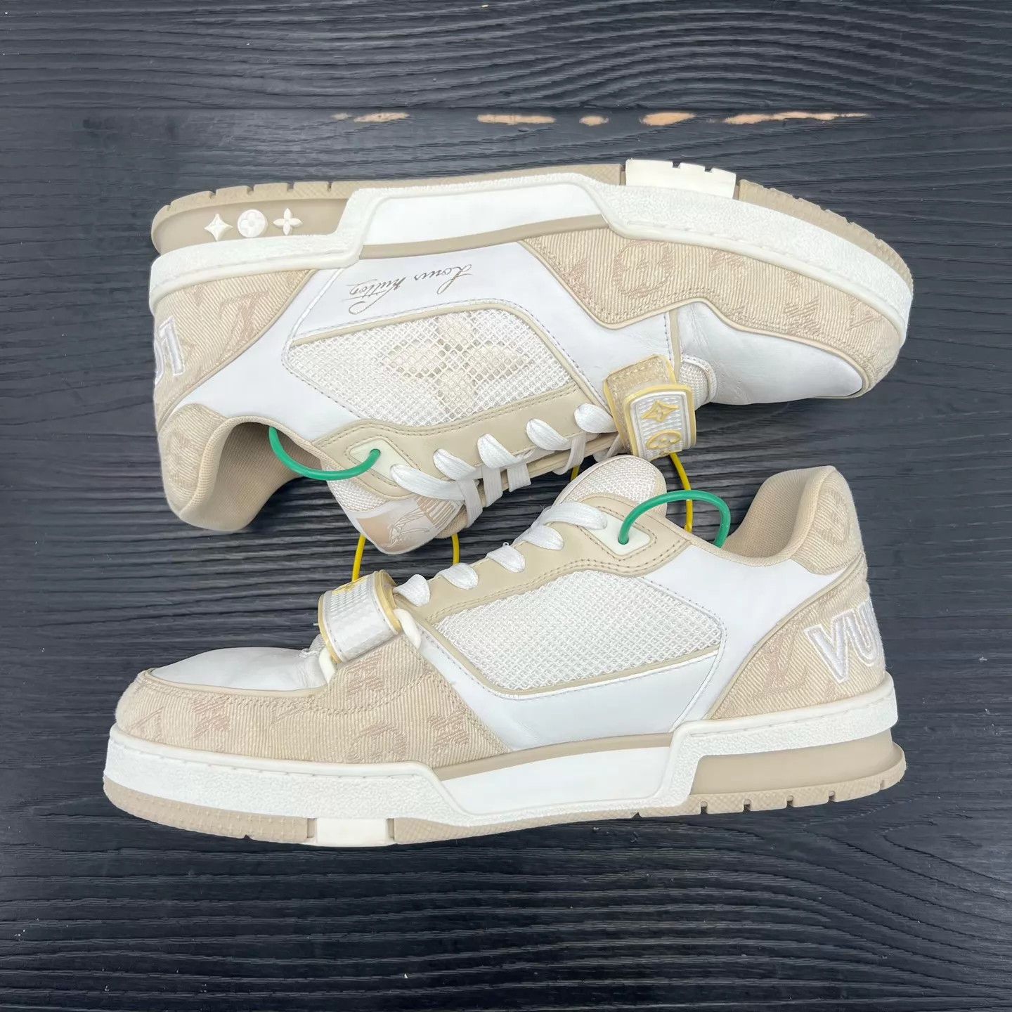 Louis Vuitton LV Khaki Velcro Trainer US 7.5 / EU 41.5 Size US 8.5 / EU 41-42 - 2 Thumbnail