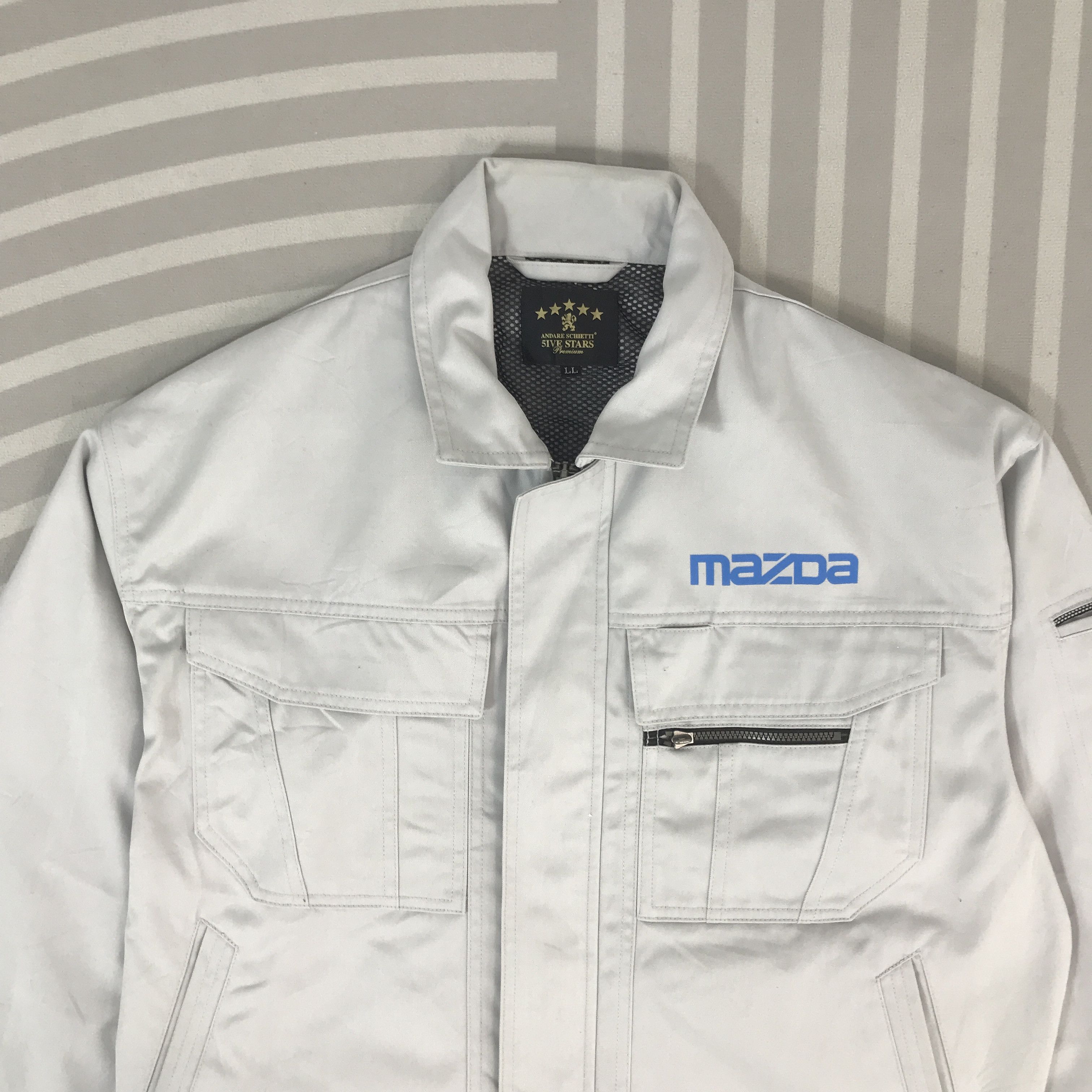 Japanese Brand Vintage Mazda Racing Team Japan Uniform custom Jacket K64B14 Size US L / EU 52-54 / 3 - 3 Thumbnail