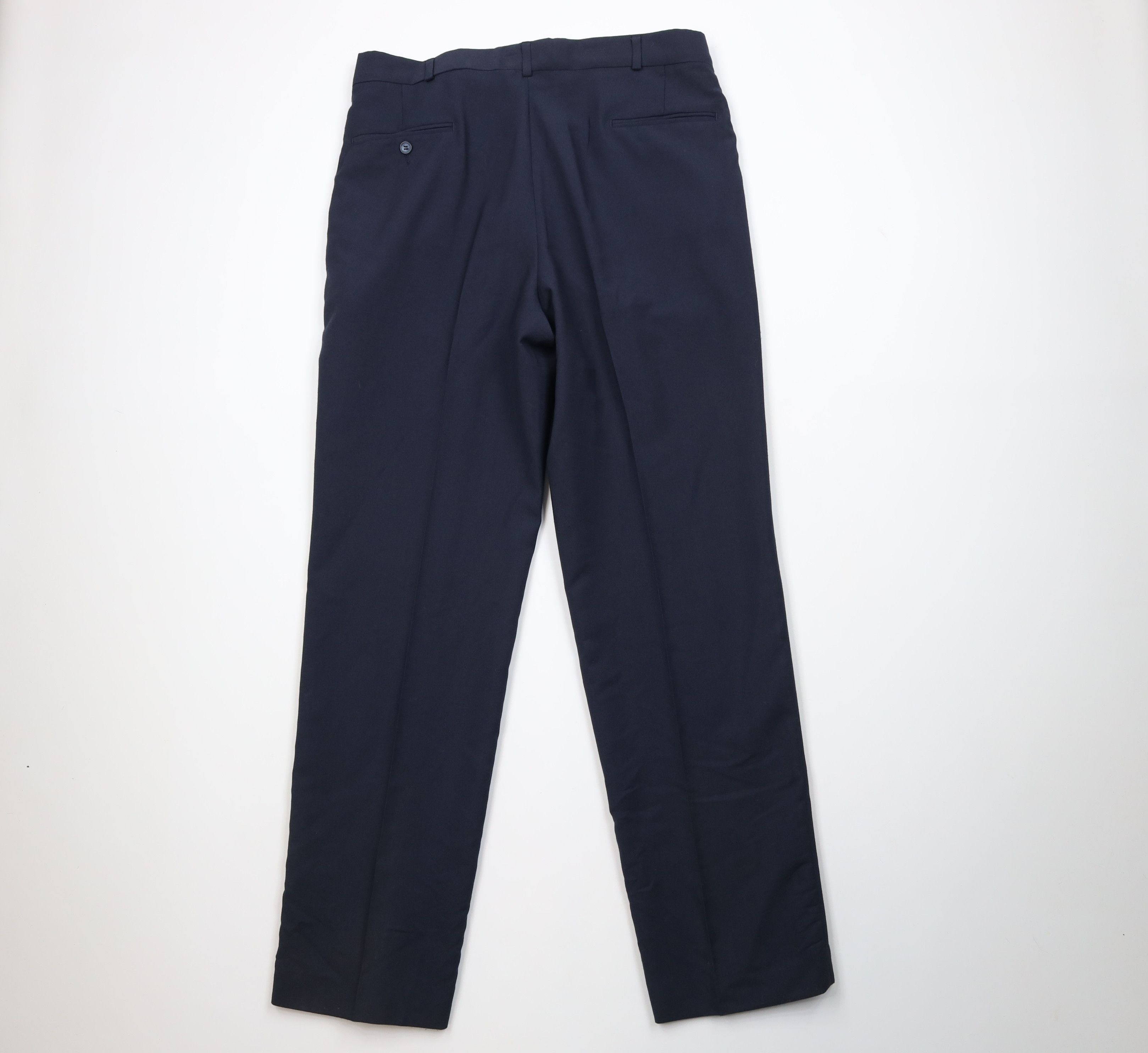 Vintage Vintage 90s Streetwear Wool Blend Knit Wide Leg Chino Pants Size US 36 / EU 52 - 10 Thumbnail