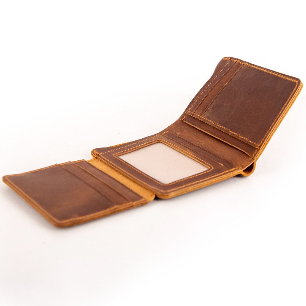 Japanese Brand × Leather Handmade Short Trifold Leather Wallet Size ONE SIZE - 3 Thumbnail