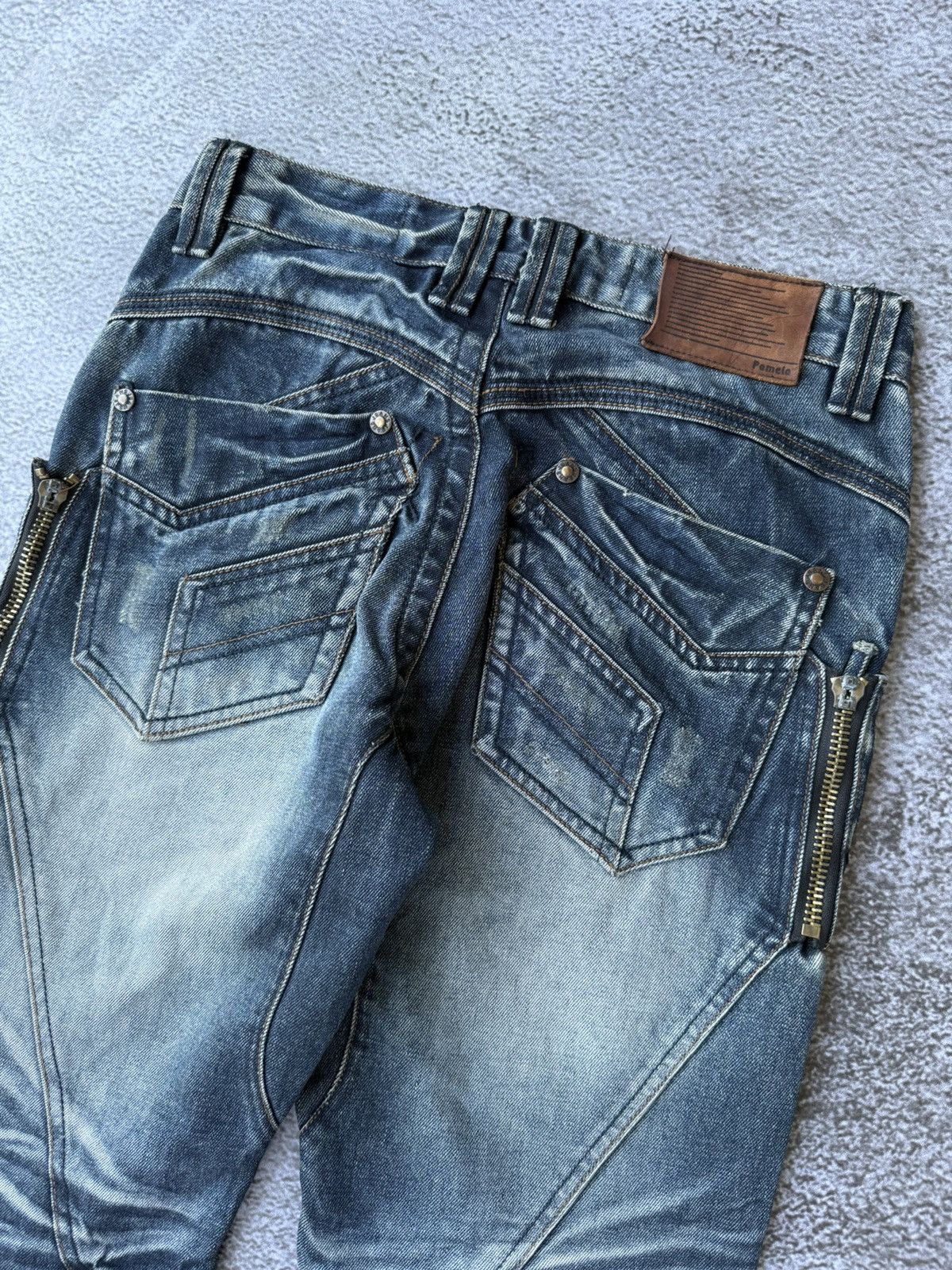 If Six Was Nine × Japanese Brand × Le Grande Bleu (L.G.B.) flared pomelo jeans fading lightning denim Ifsixwasnine lgb Size US 30 / EU 46 - 6 Thumbnail