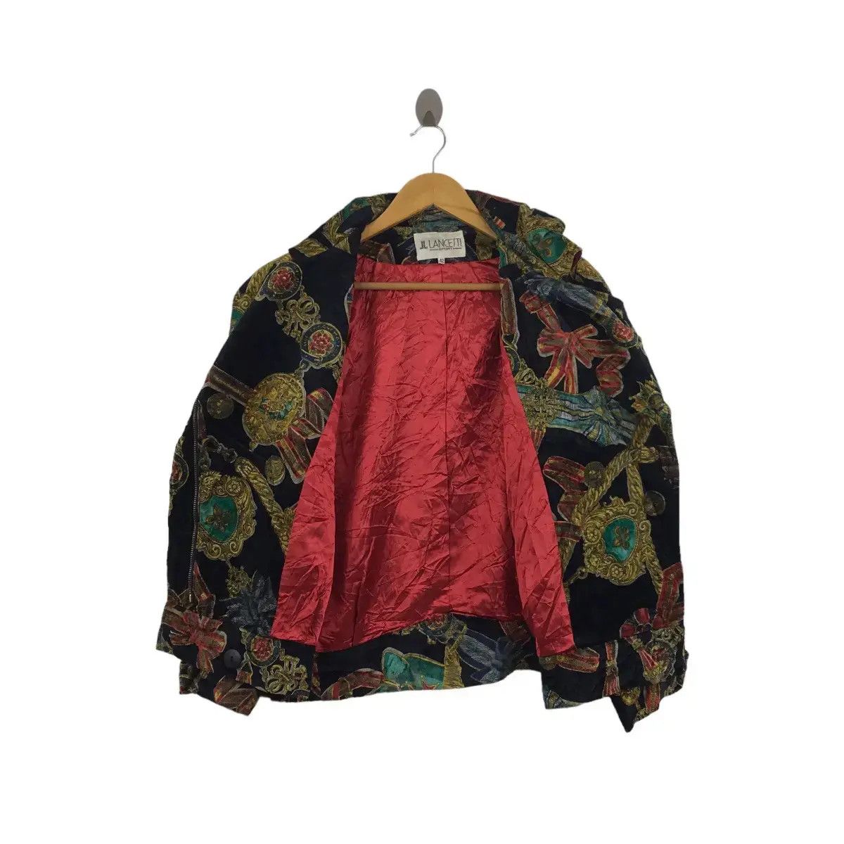 Vintage Vintage 80’ LANCETTI ITALY SPORT Collection Baroque Jacket Size L / US 10 / IT 46 - 3 Thumbnail