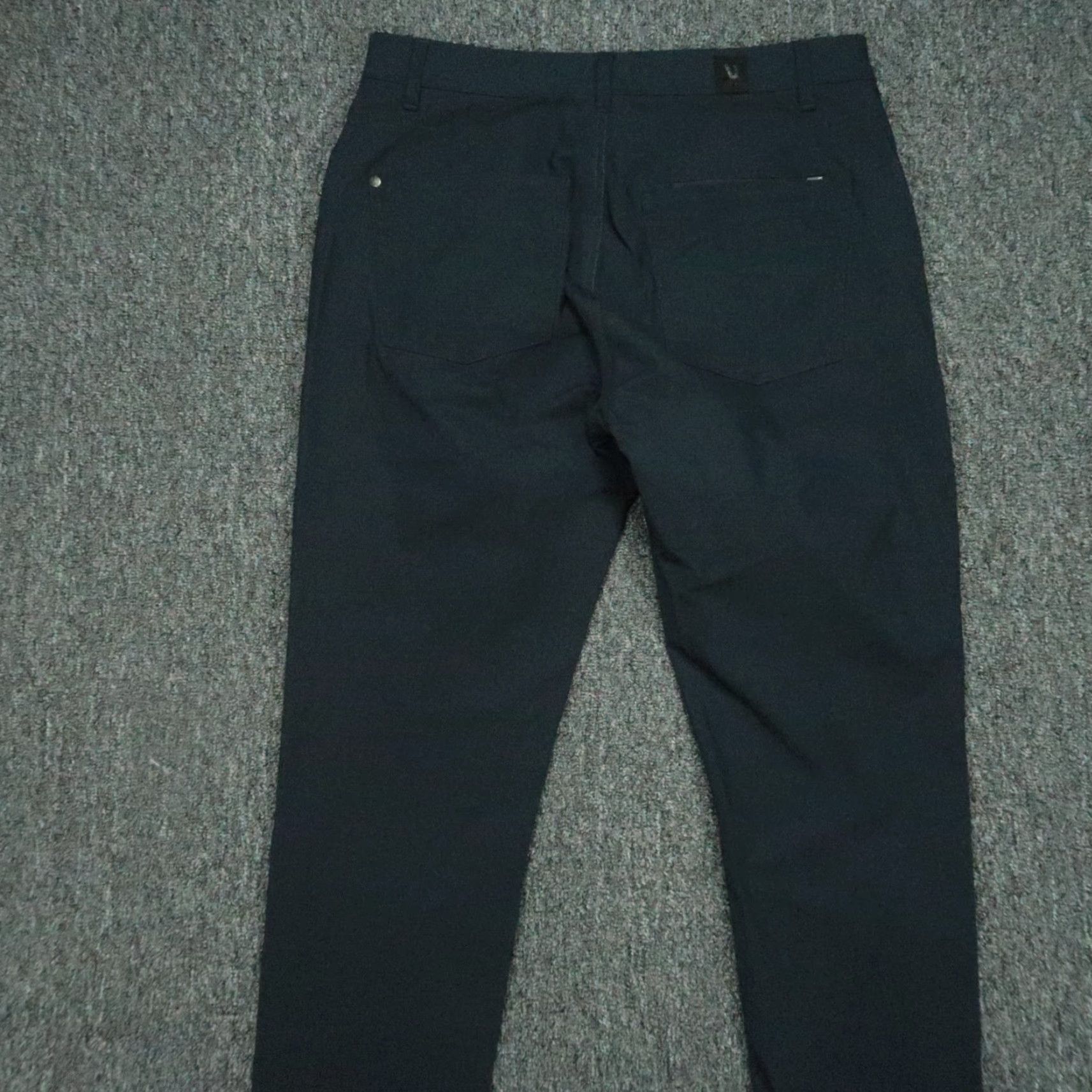 Vuori Vuori Mens Pants 32x28 Blue Meta Performance Stretch Chino Zip Pocket V430-S Size US 32 / EU 48 - 4 Thumbnail