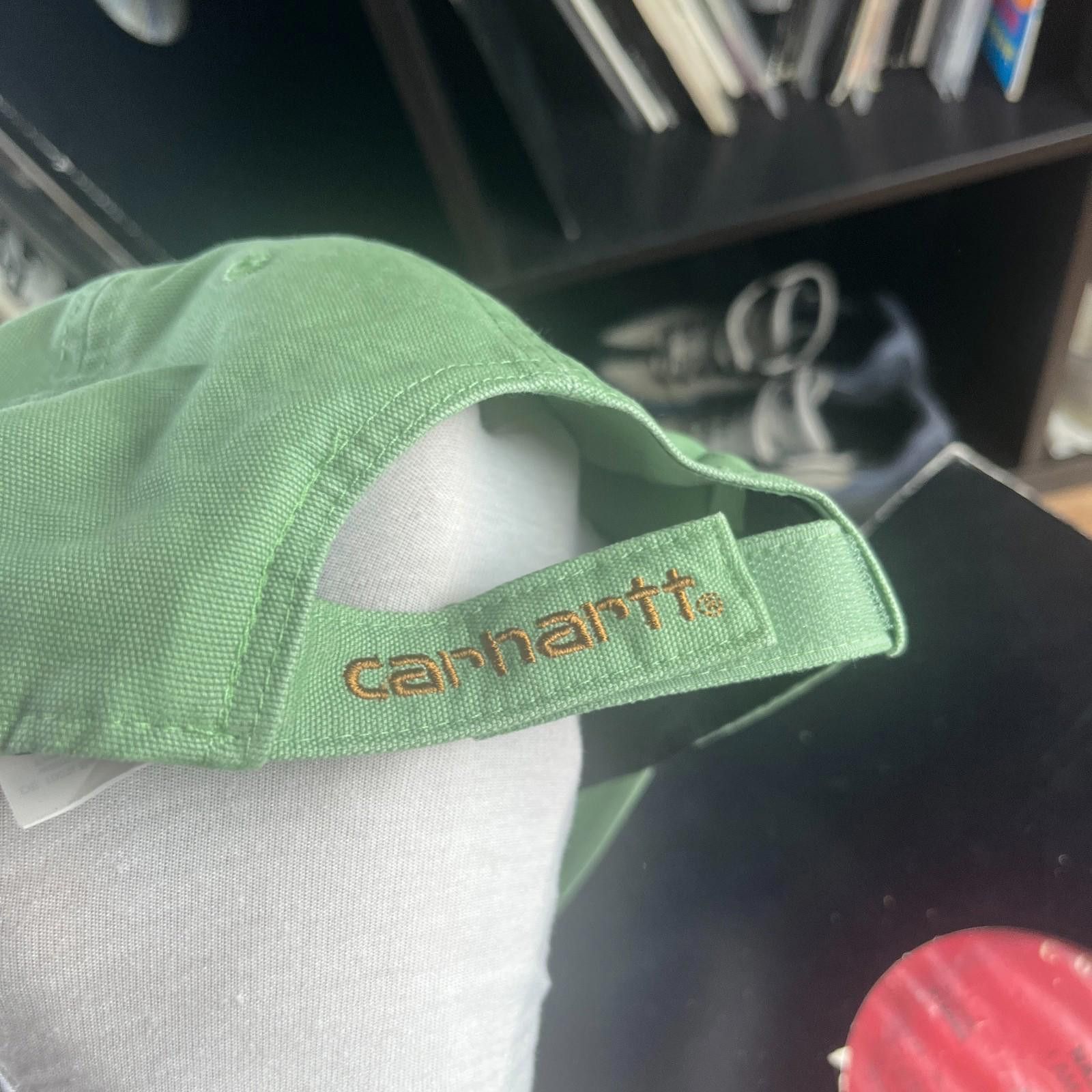 Carhartt Carhartt Patch Logo Strapback Hat Green Size ONE SIZE - 3 Thumbnail