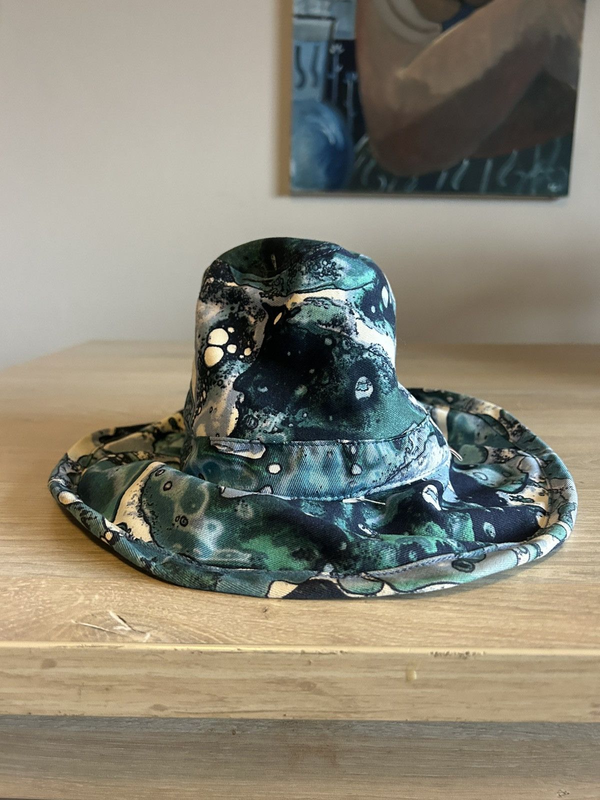 Jean Paul Gaultier Jean Paul Gaultier Marbled Bacteria Print Bucket Hat Size ONE SIZE - 1 Thumbnail
