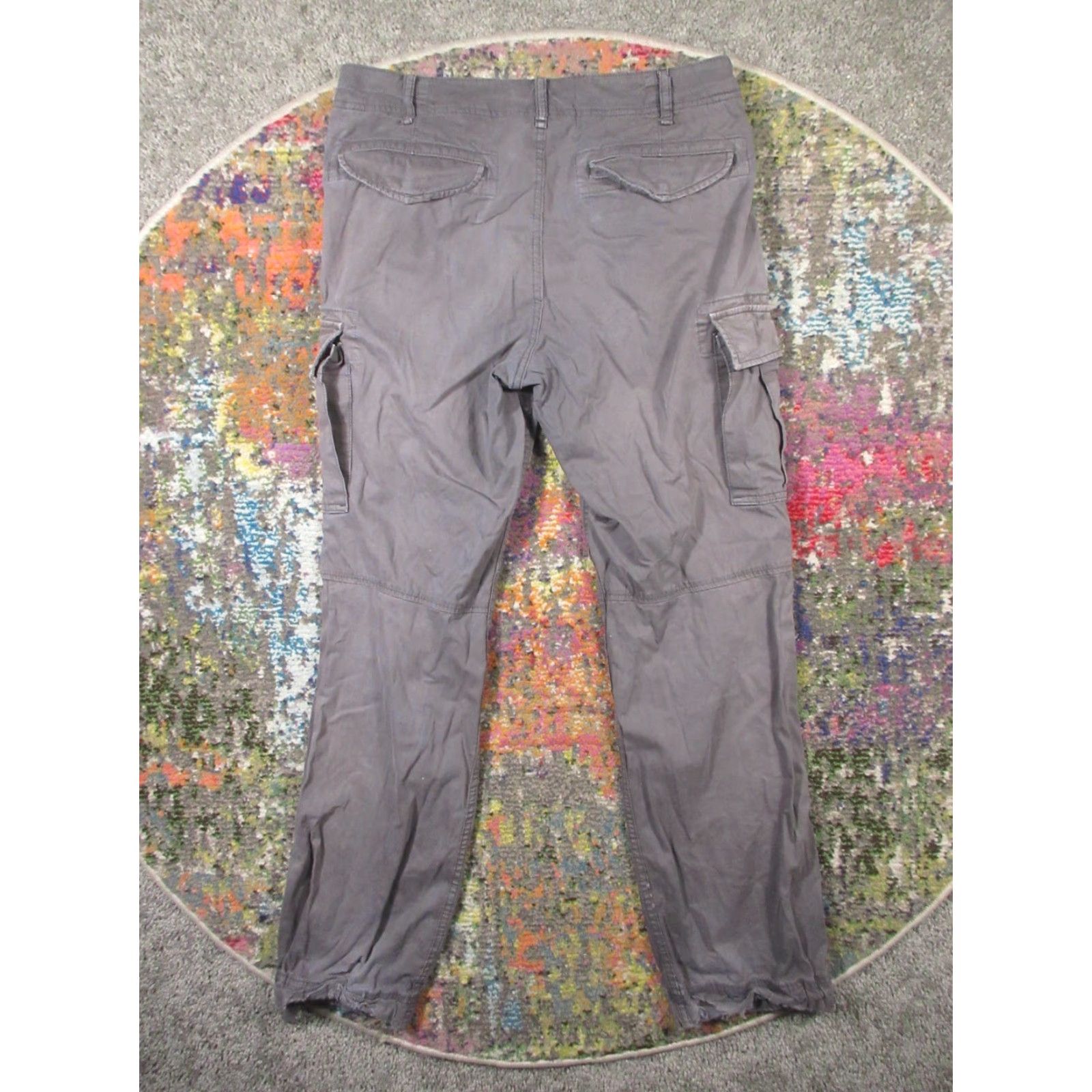 Uniqlo Uniqlo Pants Mens 34 Gray Cargo Parachute Utility Gorp Hiking Distressed Size US 34 / EU 50 - 2 Thumbnail