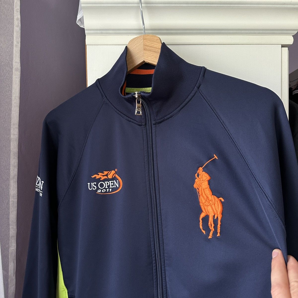 Polo Ralph Lauren Polo Ralph Lauren US Open 2011 Tenis Zip Sweatshirt Jacket S Size US S / EU 44-46 / 1 - 2 Thumbnail