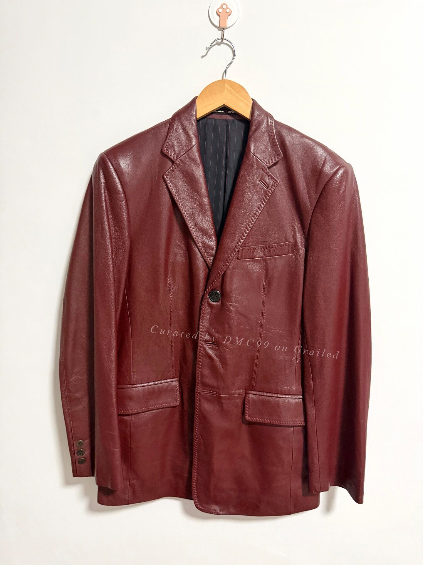 Gaultier Homme Objet Jean Paul Gaultier 90s Leather Suit Size US S / EU 44-46 / 1 - 1 Thumbnail