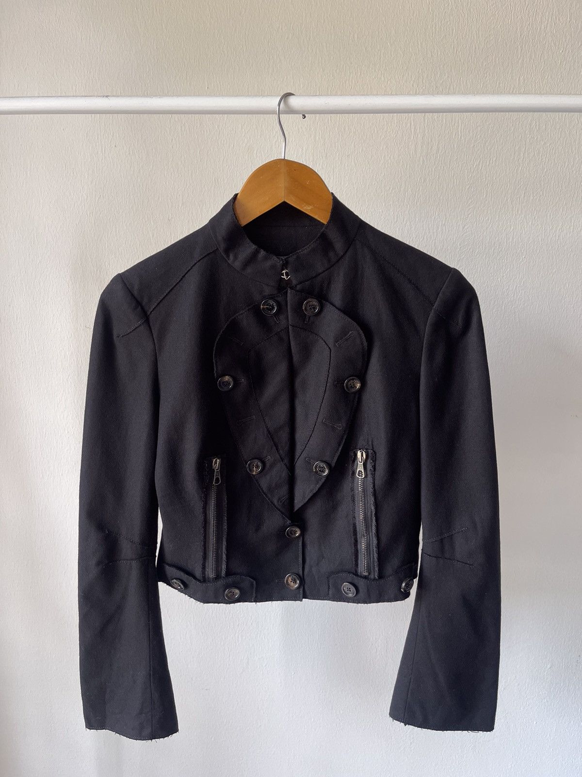 Alexander McQueen 2000s AlexanderMcqueen Wool Punk Zip Style Jacket 96 Size US XS / EU 42 / 0 - 7 Thumbnail