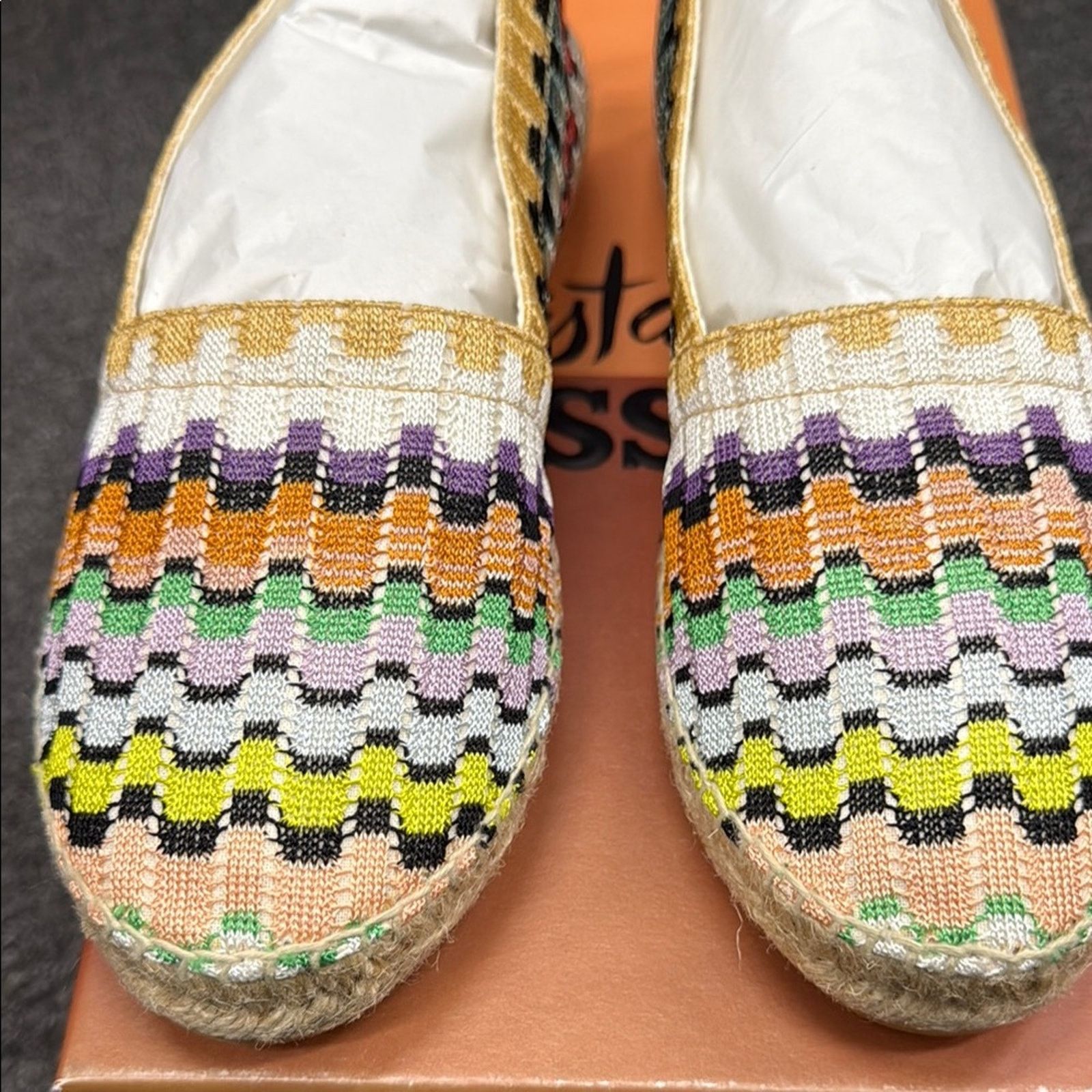 Missoni NWT Missoni Colorful Women's Espadrille sneaker Size 37 US 7 Size US 7 / IT 37 - 2 Thumbnail