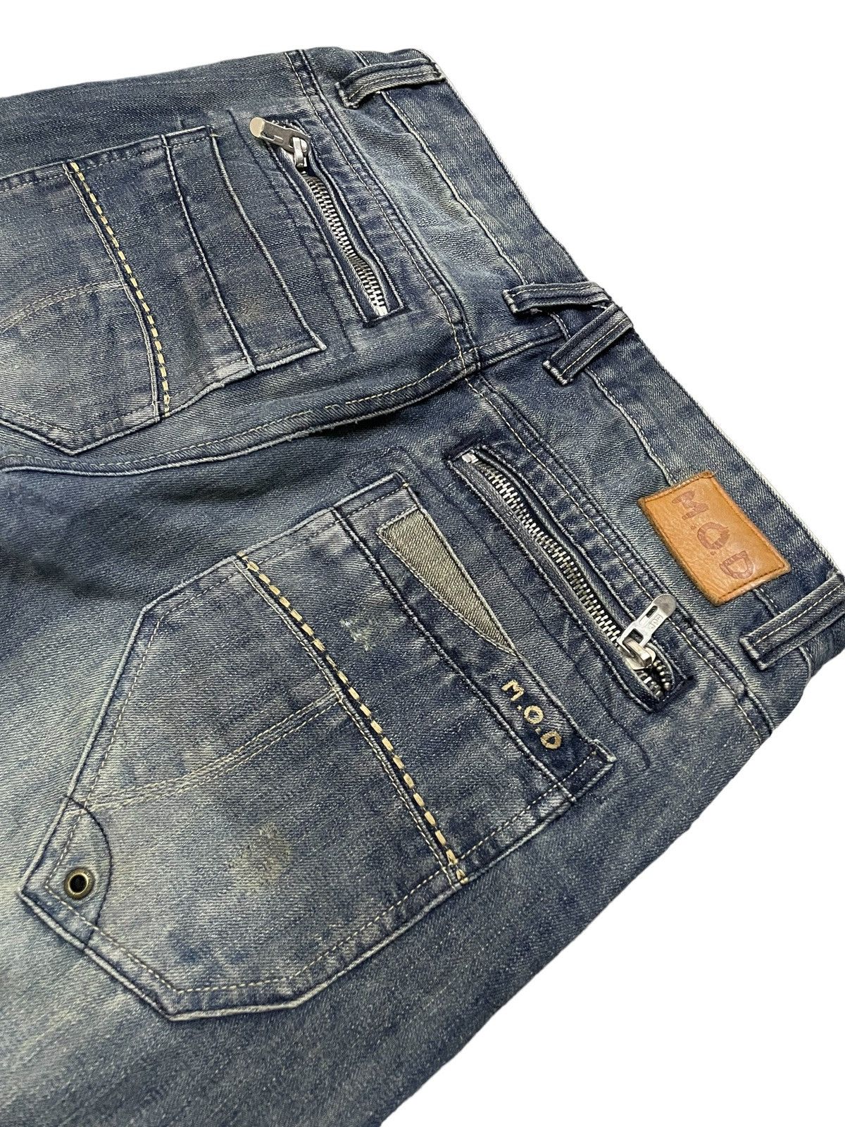 Hysteric Glamour × Japanese Brand × PPFM MOD Japan Large Multi Pocket Wash Jeans Size US 34 / EU 50 - 17 Thumbnail