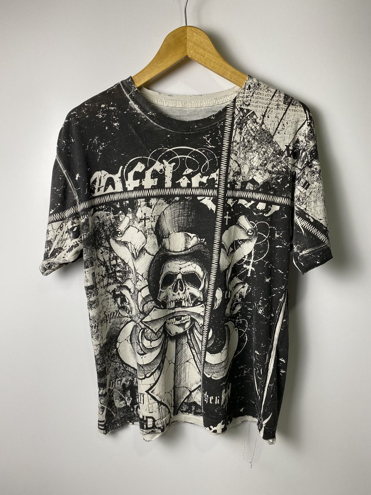 Affliction × Japanese Brand × Vintage affliction allover skull gothic punk style Size US L / EU 52-54 / 3 - 1 Thumbnail