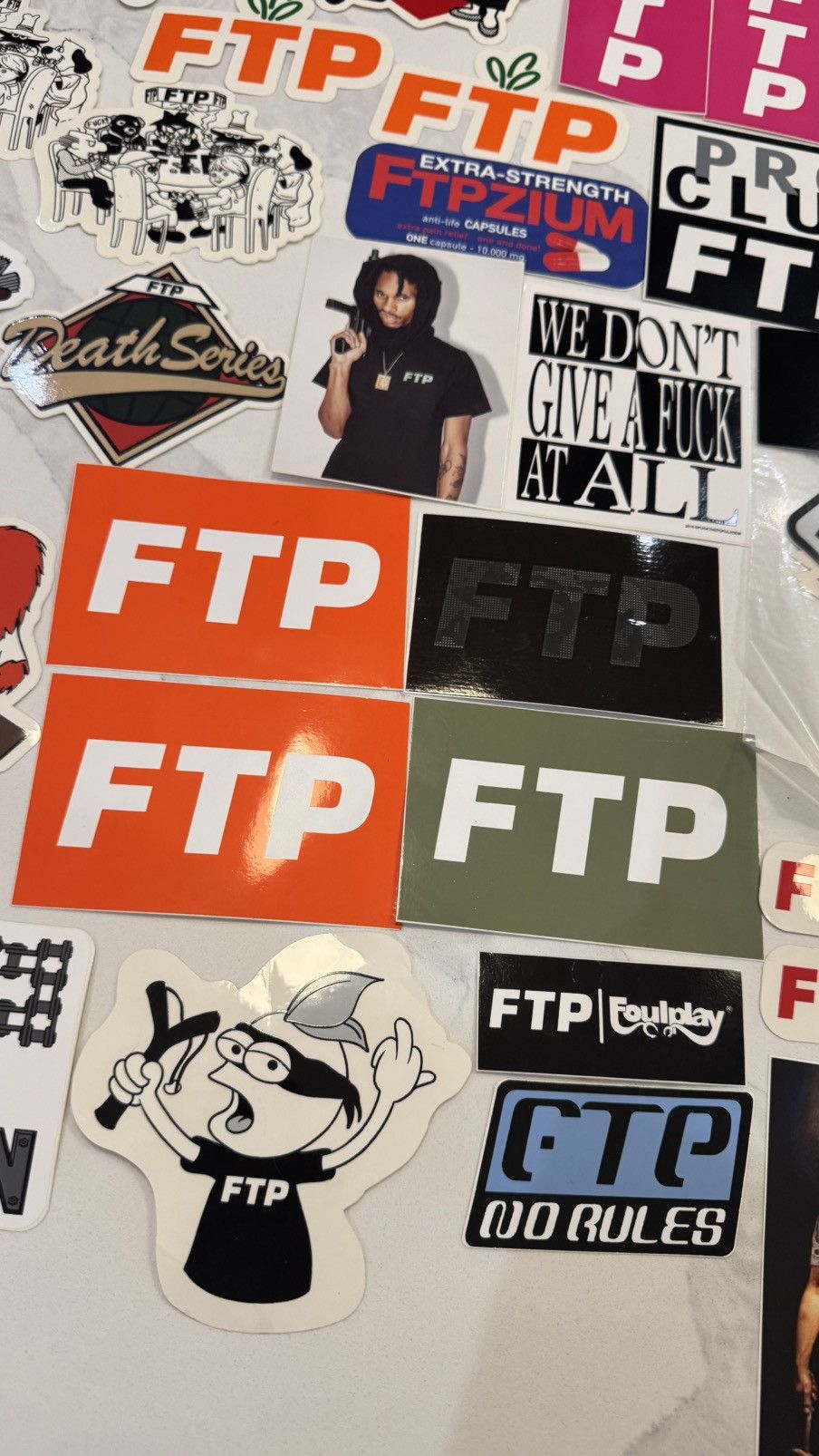 Fuck The Population Ftp Sticker Collection Fuck The Population sticker logo lot Size ONE SIZE - 7 Thumbnail